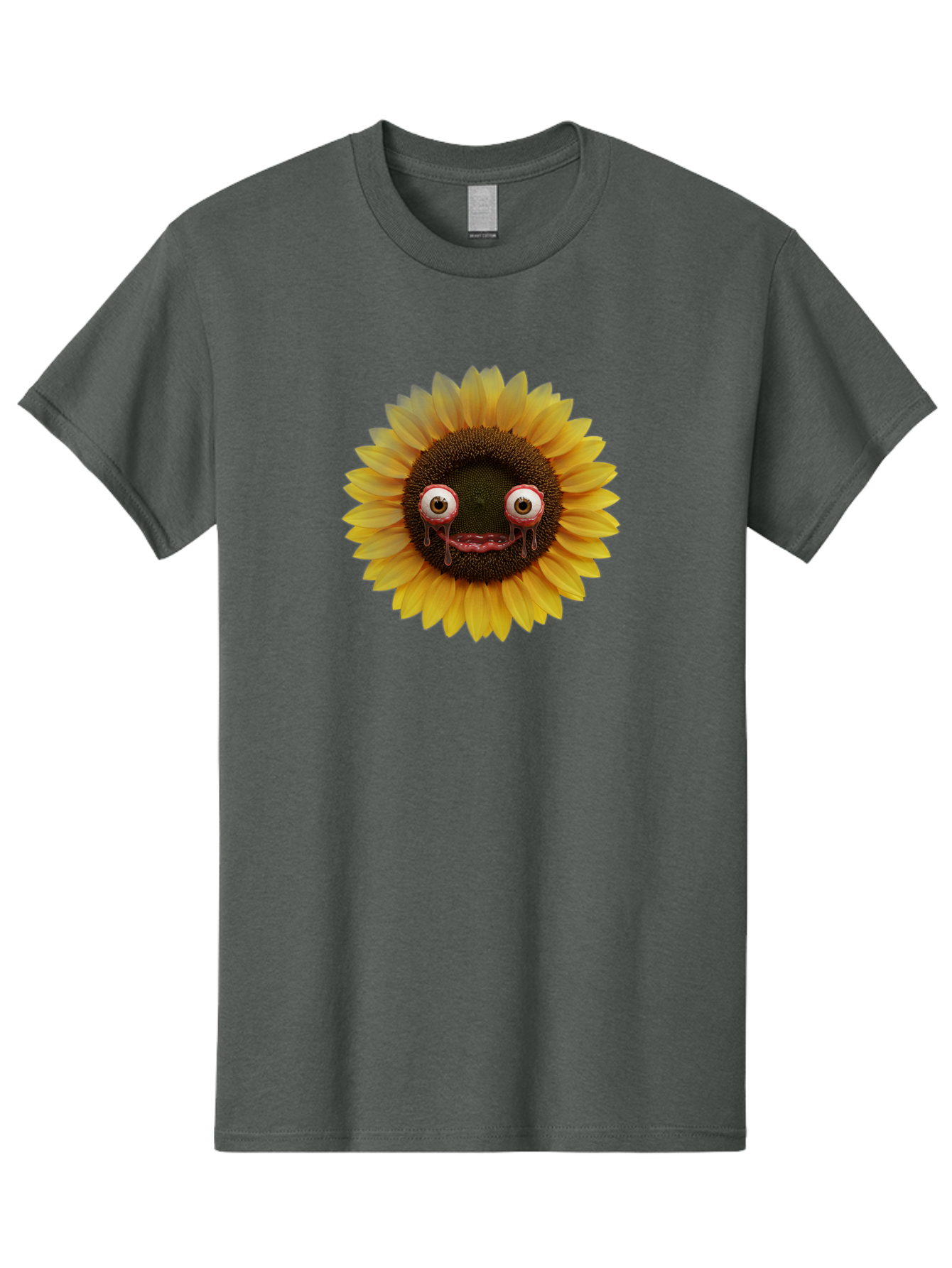 Crying-Sunflower-1 Men'S Graphic Tee, 100% Cotton, Comfortable Casual Summer Wear, Machine Washable, Vintage Camera, Old Camera, Antique Camera, Black Camera, Classic Photography, Photography Equipment, Nostalgic Device, Film Camera, Baf772