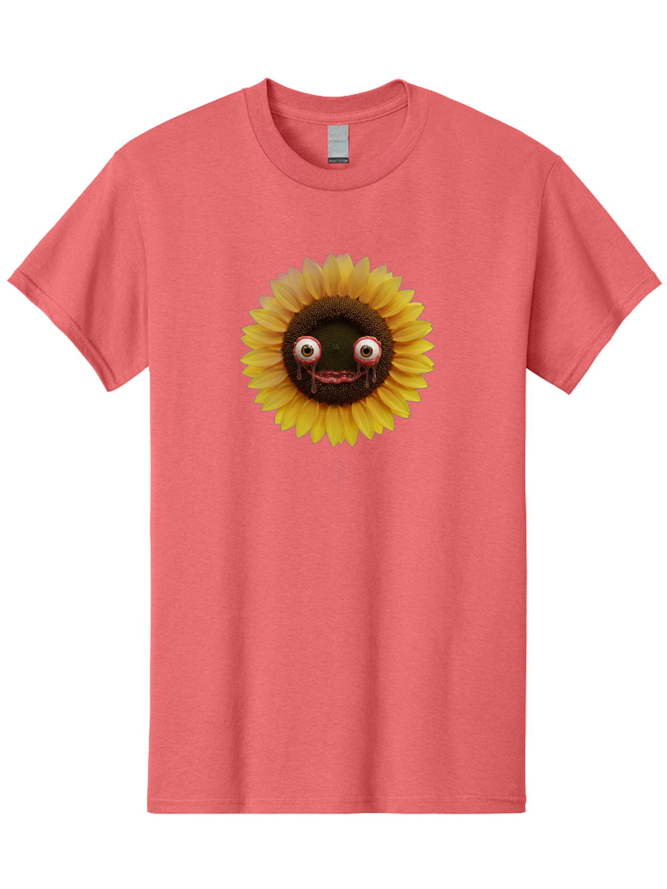 Crying-Sunflower-1 Men'S Graphic Tee, 100% Cotton, Comfortable Casual Summer Wear, Machine Washable, Vintage Camera, Old Camera, Antique Camera, Black Camera, Classic Photography, Photography Equipment, Nostalgic Device, Film Camera, Baf772