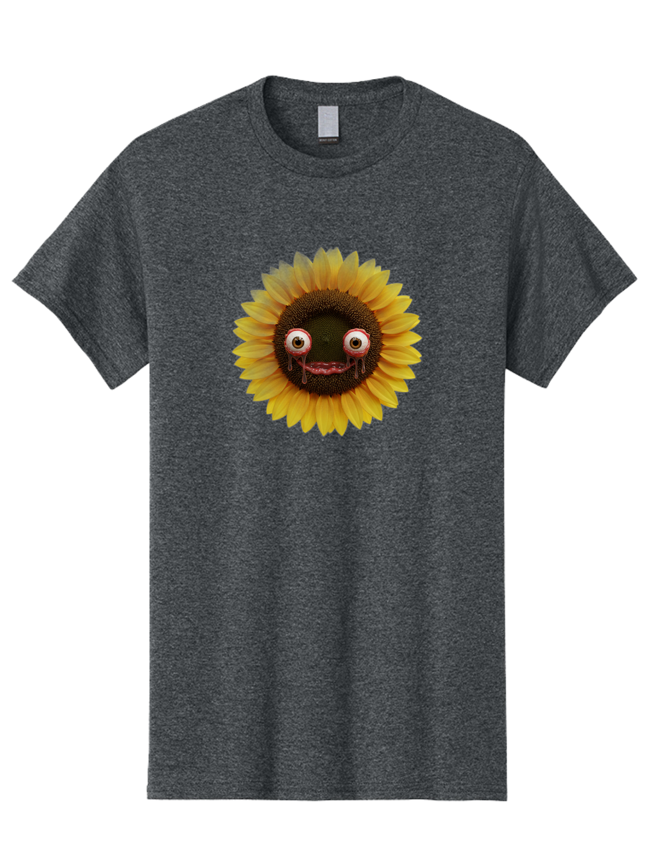 Crying-Sunflower-1 Men'S Graphic Tee, 100% Cotton, Comfortable Casual Summer Wear, Machine Washable, Vintage Camera, Old Camera, Antique Camera, Black Camera, Classic Photography, Photography Equipment, Nostalgic Device, Film Camera, Baf772