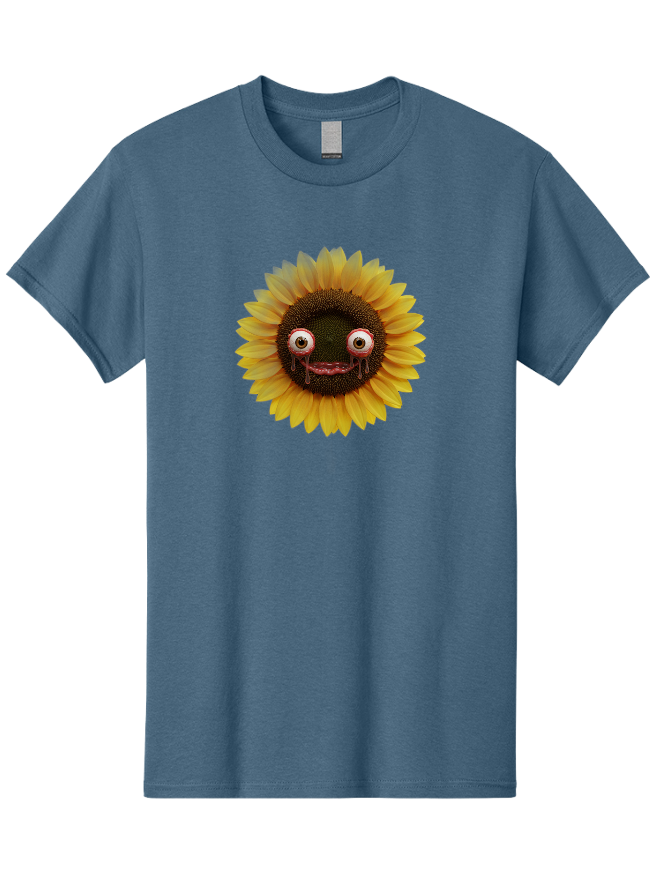Crying-Sunflower-1 Men'S Graphic Tee, 100% Cotton, Comfortable Casual Summer Wear, Machine Washable, Vintage Camera, Old Camera, Antique Camera, Black Camera, Classic Photography, Photography Equipment, Nostalgic Device, Film Camera, Baf772