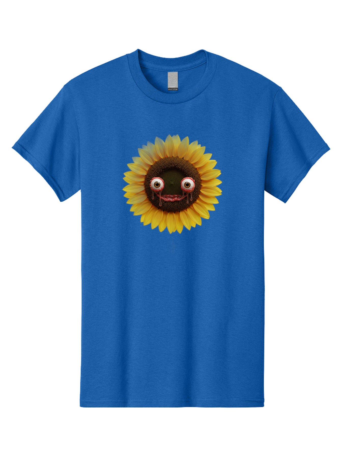 Crying-Sunflower-1 Men'S Graphic Tee, 100% Cotton, Comfortable Casual Summer Wear, Machine Washable, Vintage Camera, Old Camera, Antique Camera, Black Camera, Classic Photography, Photography Equipment, Nostalgic Device, Film Camera, Baf772