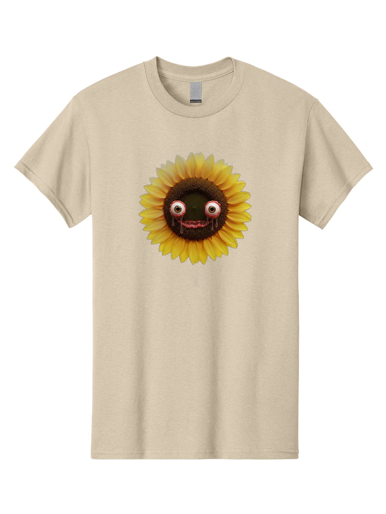 Crying-Sunflower-1 Men'S Graphic Tee, 100% Cotton, Comfortable Casual Summer Wear, Machine Washable, Vintage Camera, Old Camera, Antique Camera, Black Camera, Classic Photography, Photography Equipment, Nostalgic Device, Film Camera, Baf772