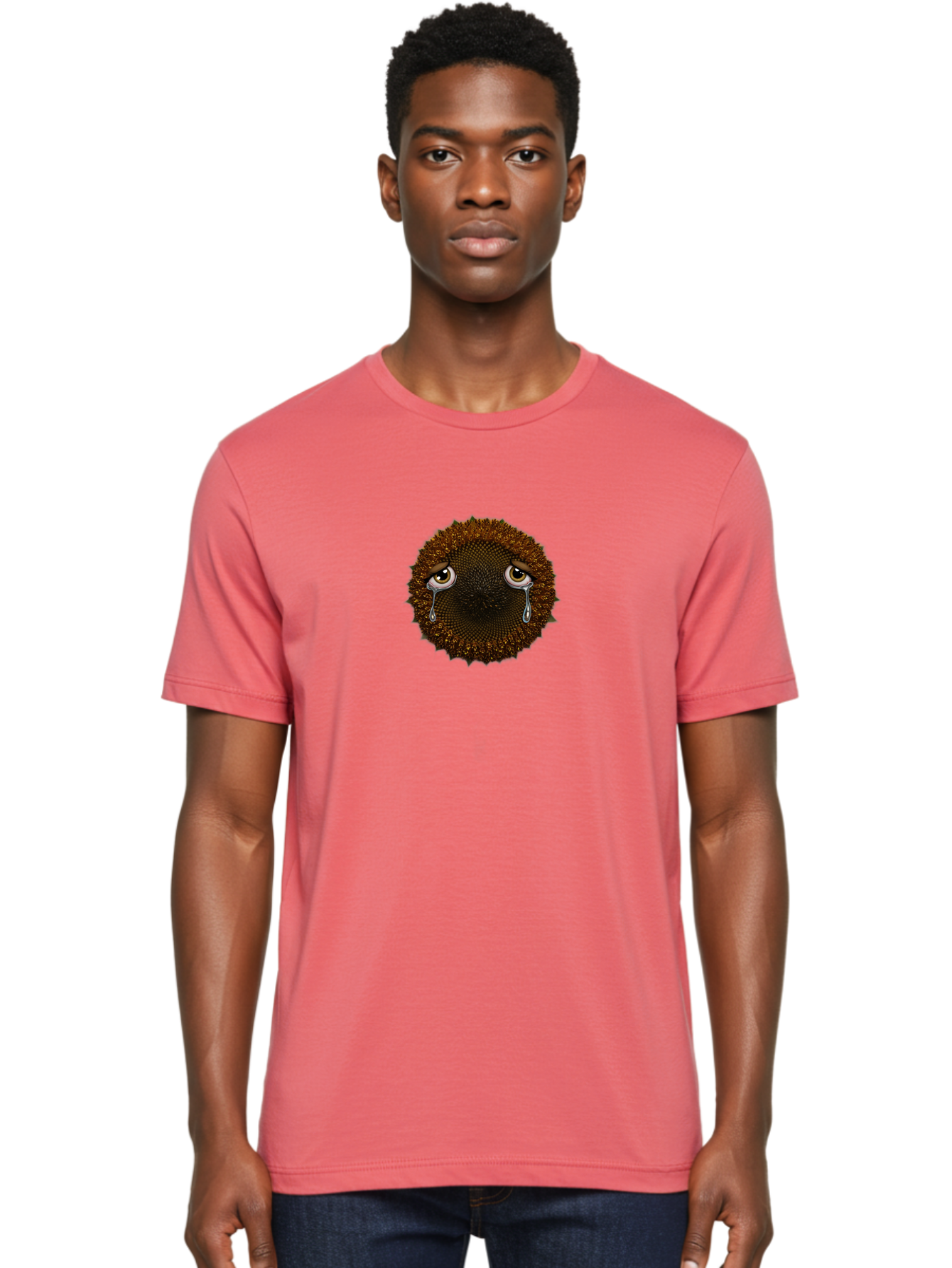 Crying-Sunflower Men'S Graphic Tee, 100% Cotton, Comfortable Casual Summer Wear, Machine Washable, Vintage Camera, Old Camera, Antique Camera, Black Camera, Classic Photography, Photography Equipment, Nostalgic Device, Film Camera, Camera Art Baf773