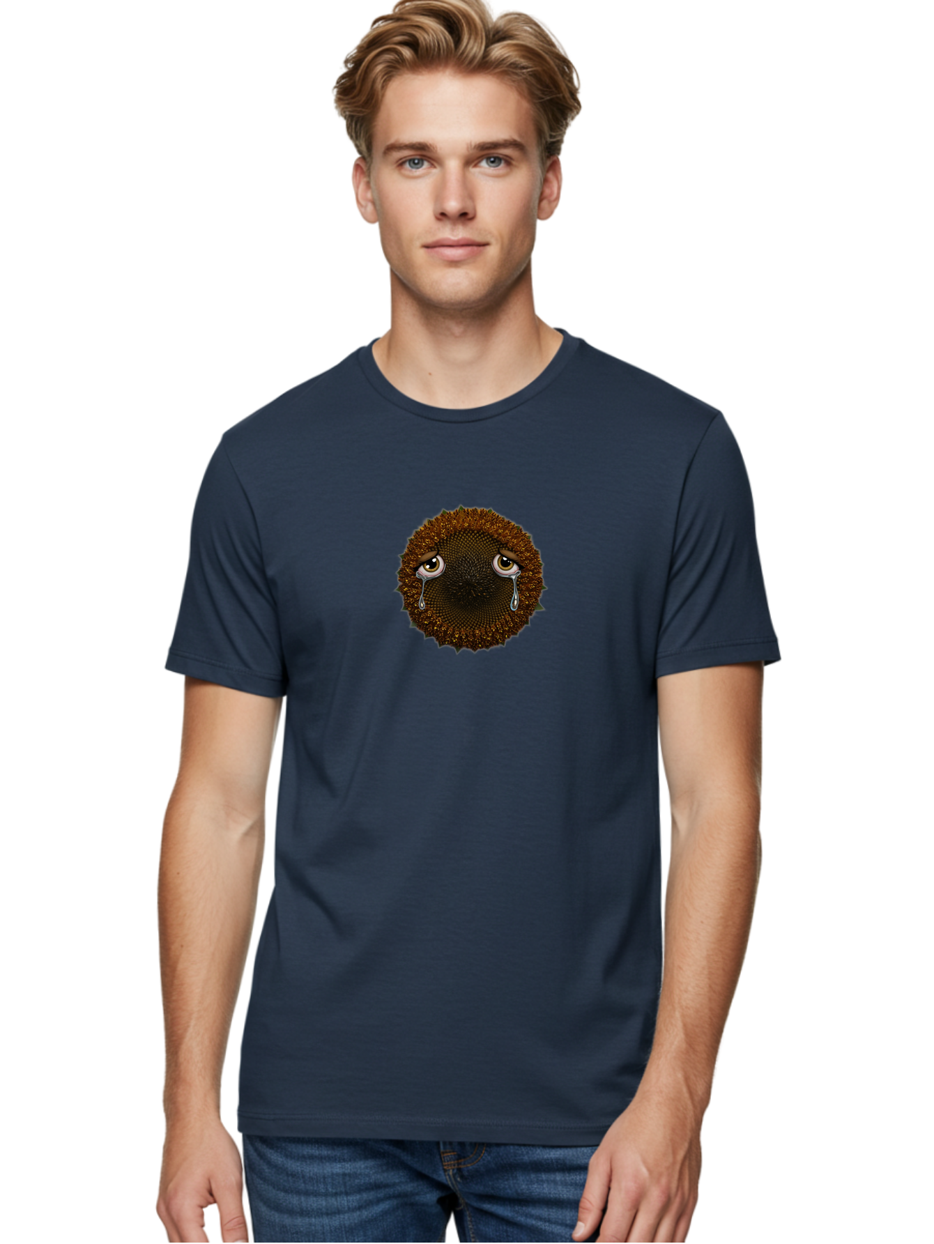 Crying-Sunflower Men'S Graphic Tee, 100% Cotton, Comfortable Casual Summer Wear, Machine Washable, Vintage Camera, Old Camera, Antique Camera, Black Camera, Classic Photography, Photography Equipment, Nostalgic Device, Film Camera, Camera Art Baf773