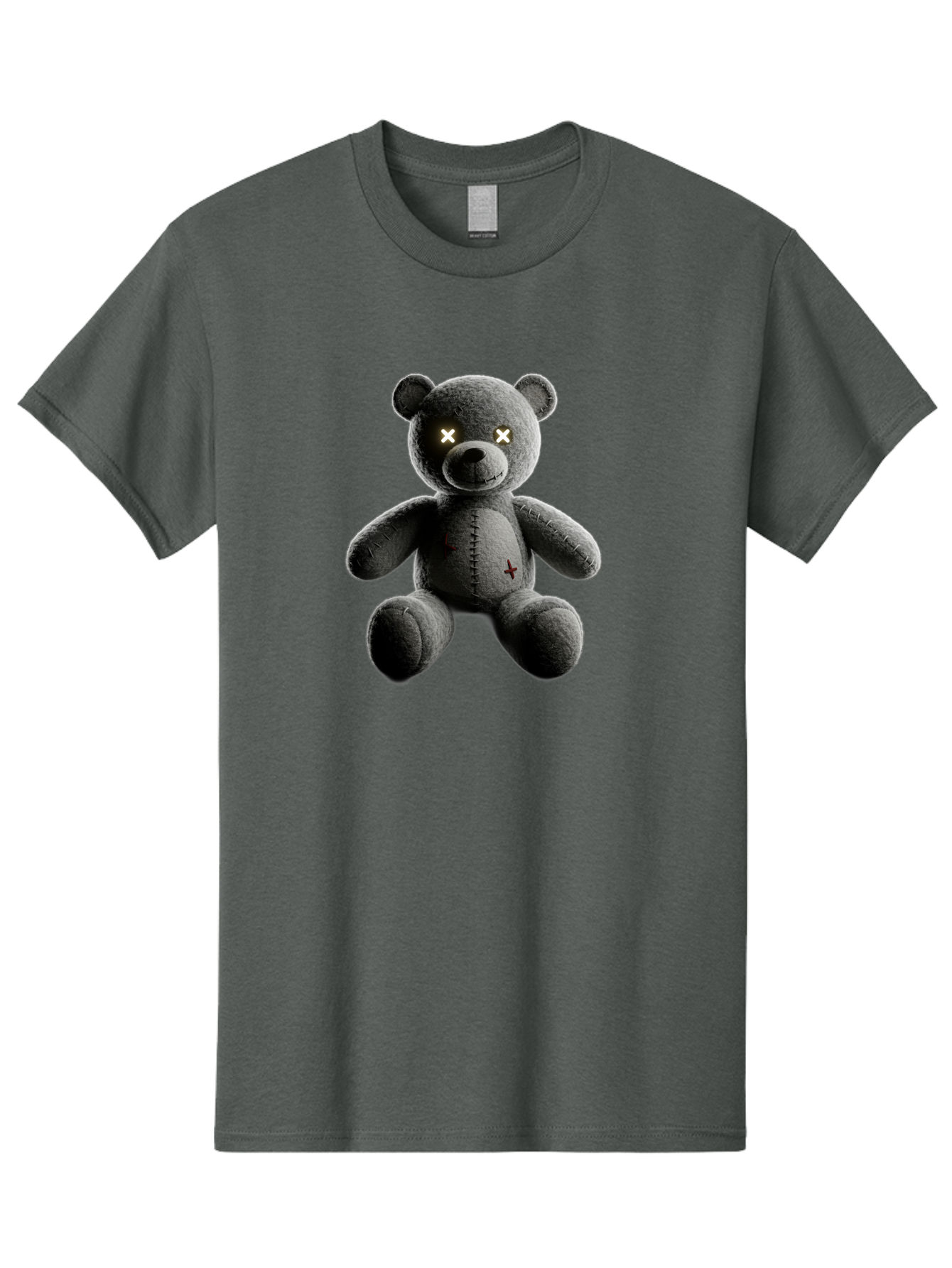 Cursed-Black-Teddy-Bear Men'S Graphic Tee, 100% Cotton, Comfortable Casual Summer Wear, Machine Washable, Vintage Camera, Old Camera, Antique Camera, Black Camera, Classic Photography, Photography Equipment, Nostalgic Device, Film Camera, Baf774