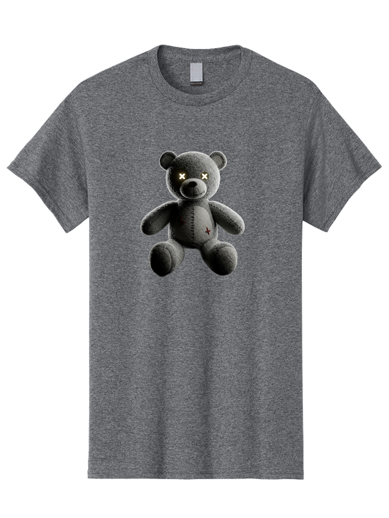 Cursed-Black-Teddy-Bear Men'S Graphic Tee, 100% Cotton, Comfortable Casual Summer Wear, Machine Washable, Vintage Camera, Old Camera, Antique Camera, Black Camera, Classic Photography, Photography Equipment, Nostalgic Device, Film Camera, Baf774