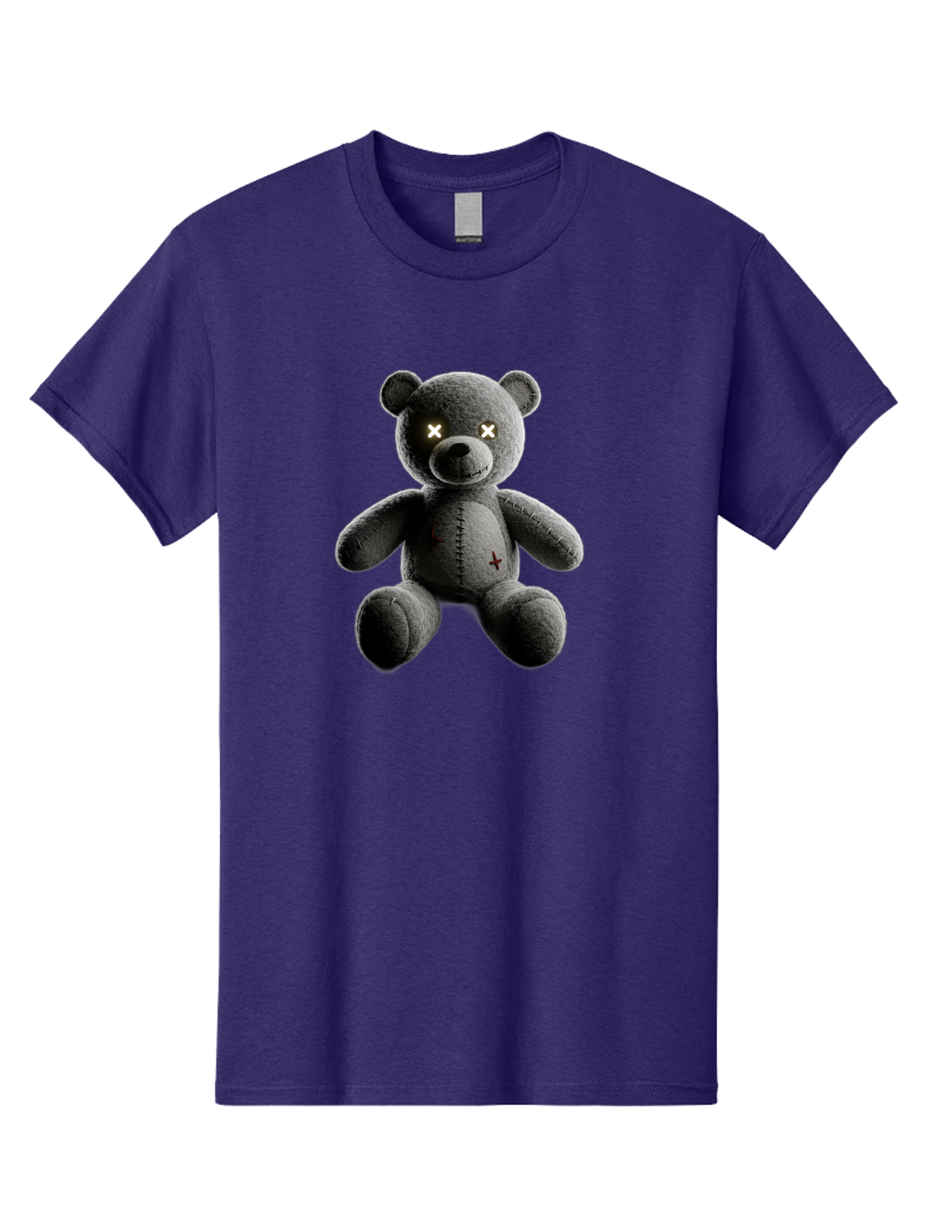 Cursed-Black-Teddy-Bear Men'S Graphic Tee, 100% Cotton, Comfortable Casual Summer Wear, Machine Washable, Vintage Camera, Old Camera, Antique Camera, Black Camera, Classic Photography, Photography Equipment, Nostalgic Device, Film Camera, Baf774
