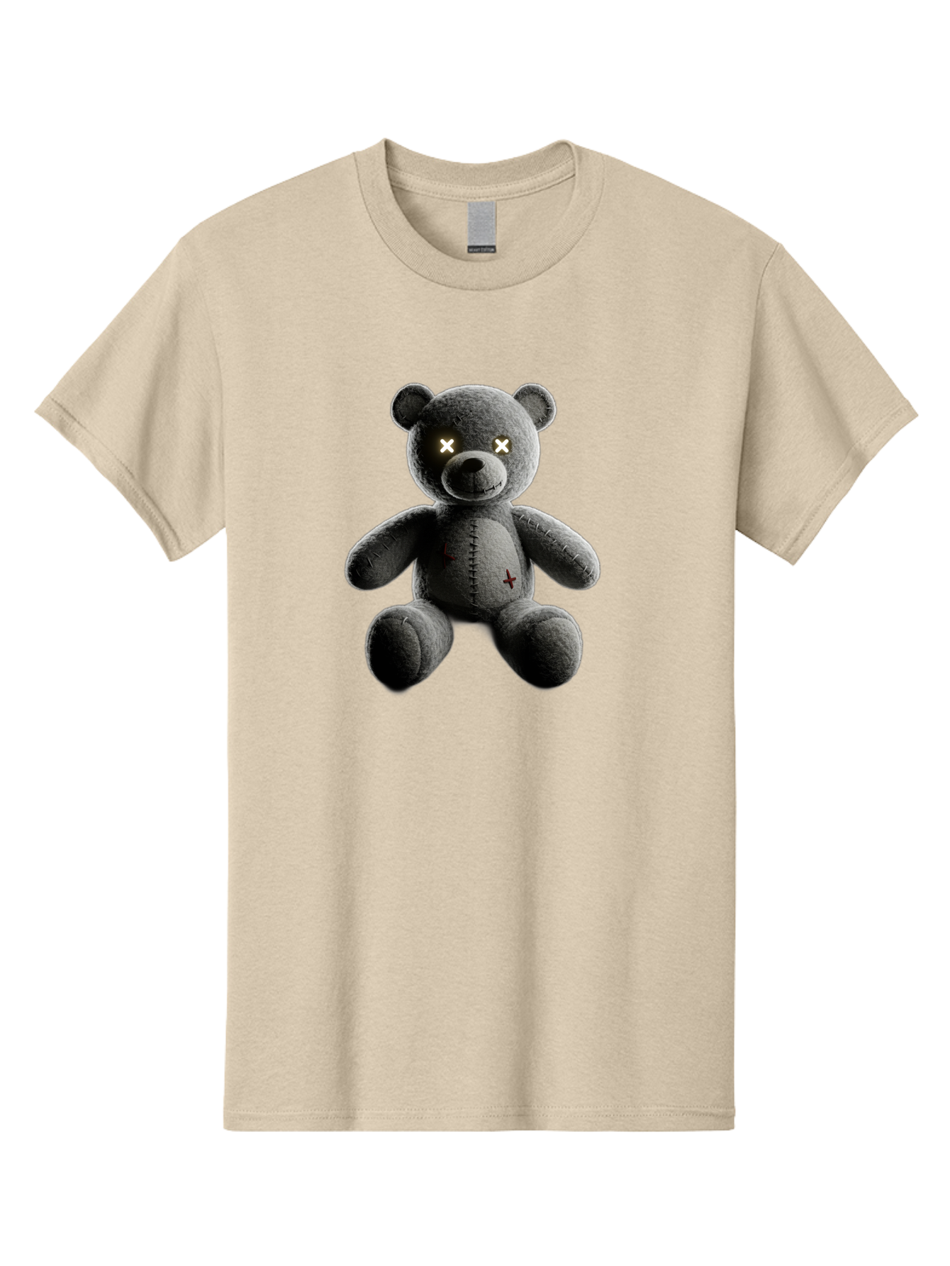 Cursed-Black-Teddy-Bear Men'S Graphic Tee, 100% Cotton, Comfortable Casual Summer Wear, Machine Washable, Vintage Camera, Old Camera, Antique Camera, Black Camera, Classic Photography, Photography Equipment, Nostalgic Device, Film Camera, Baf774