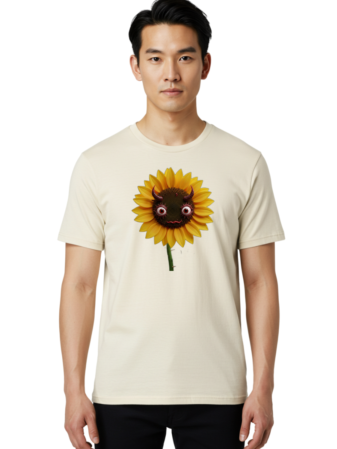 Demonic-Sunflower Men'S Graphic Tee, 100% Cotton, Comfortable Casual Summer Wear, Machine Washable, Vintage Camera, Old Camera, Antique Camera, Black Camera, Classic Photography, Photography Equipment, Nostalgic Device, Film Camera, Camera Art Baf780