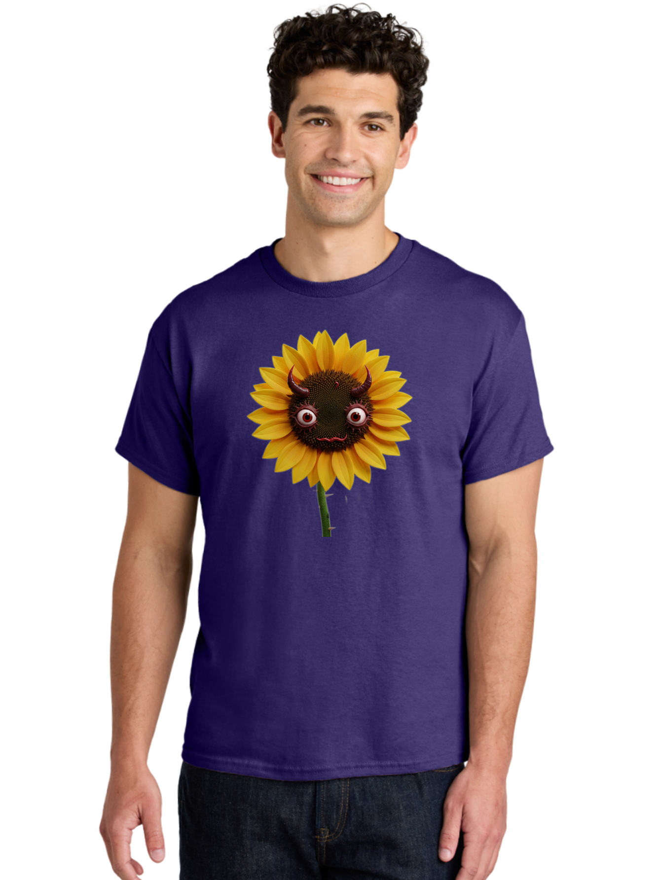 Demonic-Sunflower Men'S Graphic Tee, 100% Cotton, Comfortable Casual Summer Wear, Machine Washable, Vintage Camera, Old Camera, Antique Camera, Black Camera, Classic Photography, Photography Equipment, Nostalgic Device, Film Camera, Camera Art Baf780
