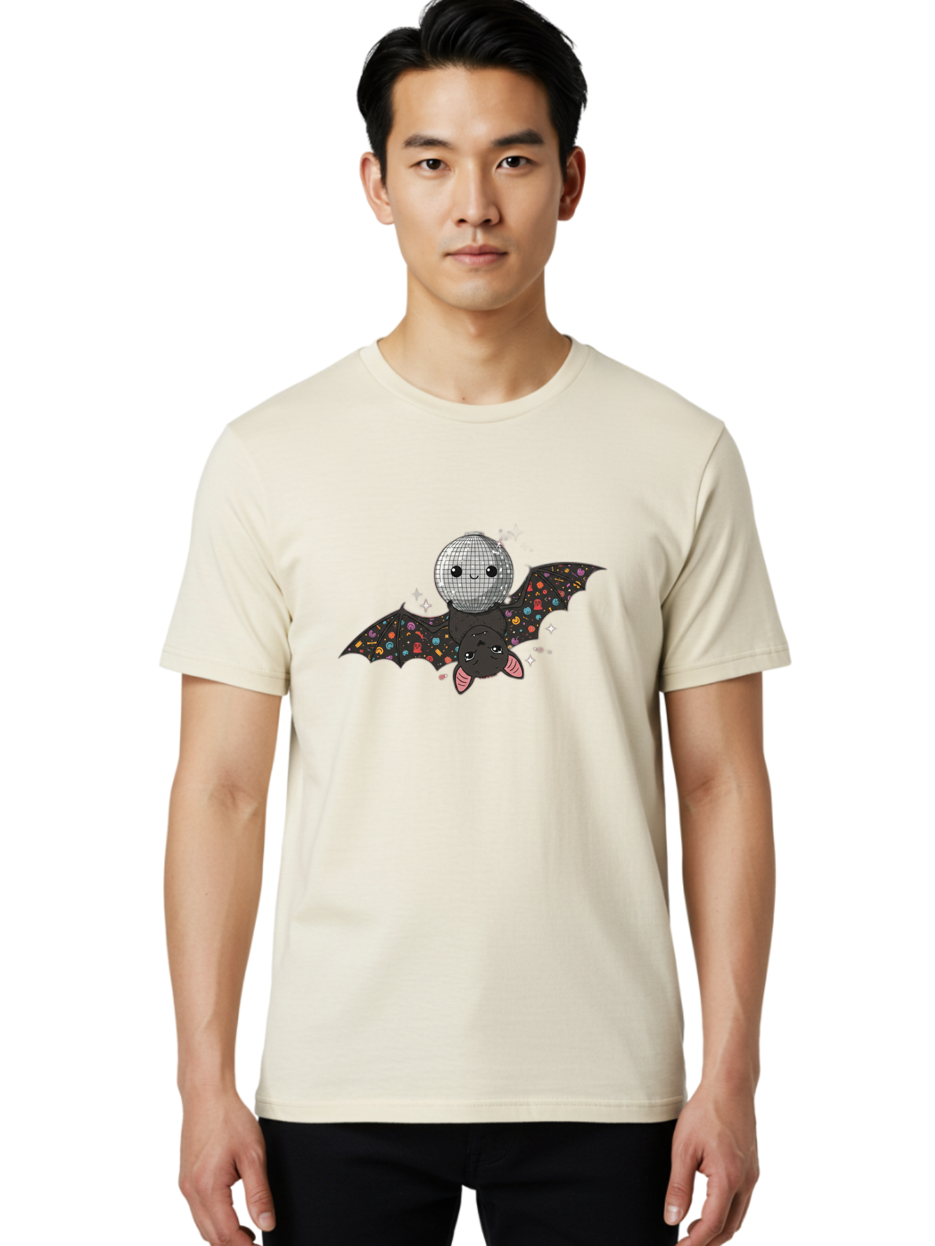 Disco-Bat-11 Men'S Graphic Tee, 100% Cotton, Comfortable Casual Summer Wear, Machine Washable, Vintage Camera, Old Camera, Antique Camera, Black Camera, Classic Photography, Photography Equipment, Nostalgic Device, Film Camera, Camera Art Baf786