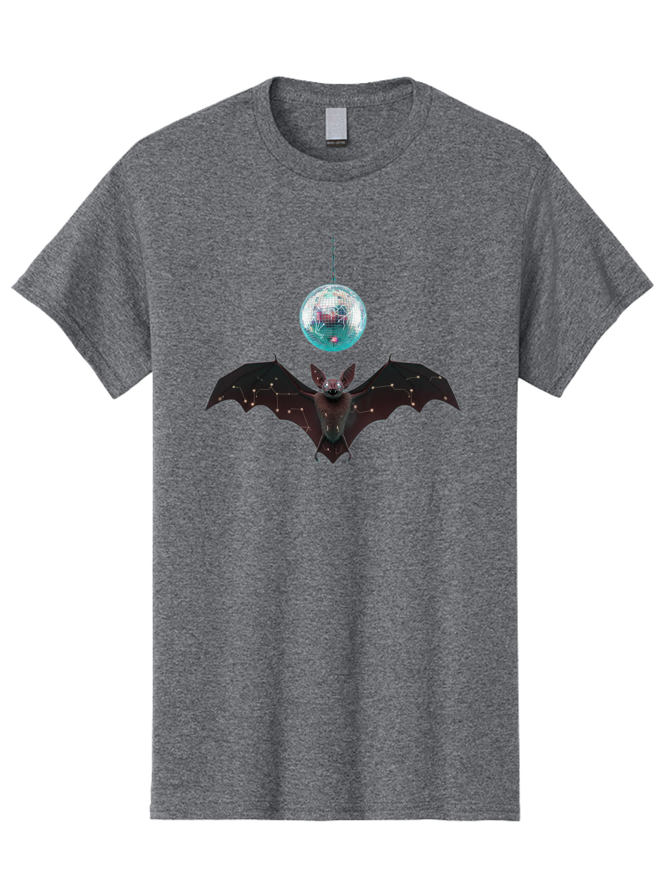 Disco-Bat-4 Men'S Graphic Tee, 100% Cotton, Comfortable Casual Summer Wear, Machine Washable, Vintage Camera, Old Camera, Antique Camera, Black Camera, Classic Photography, Photography Equipment, Nostalgic Device, Film Camera, Camera Art Baf790