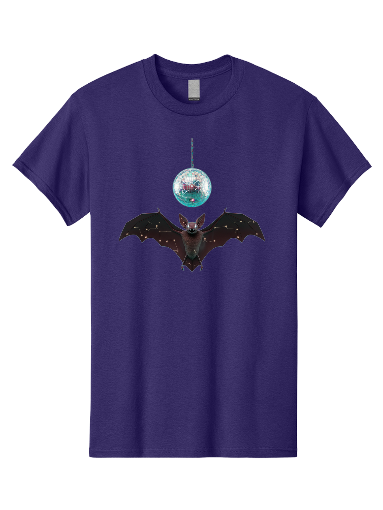 Disco-Bat-4 Men'S Graphic Tee, 100% Cotton, Comfortable Casual Summer Wear, Machine Washable, Vintage Camera, Old Camera, Antique Camera, Black Camera, Classic Photography, Photography Equipment, Nostalgic Device, Film Camera, Camera Art Baf790