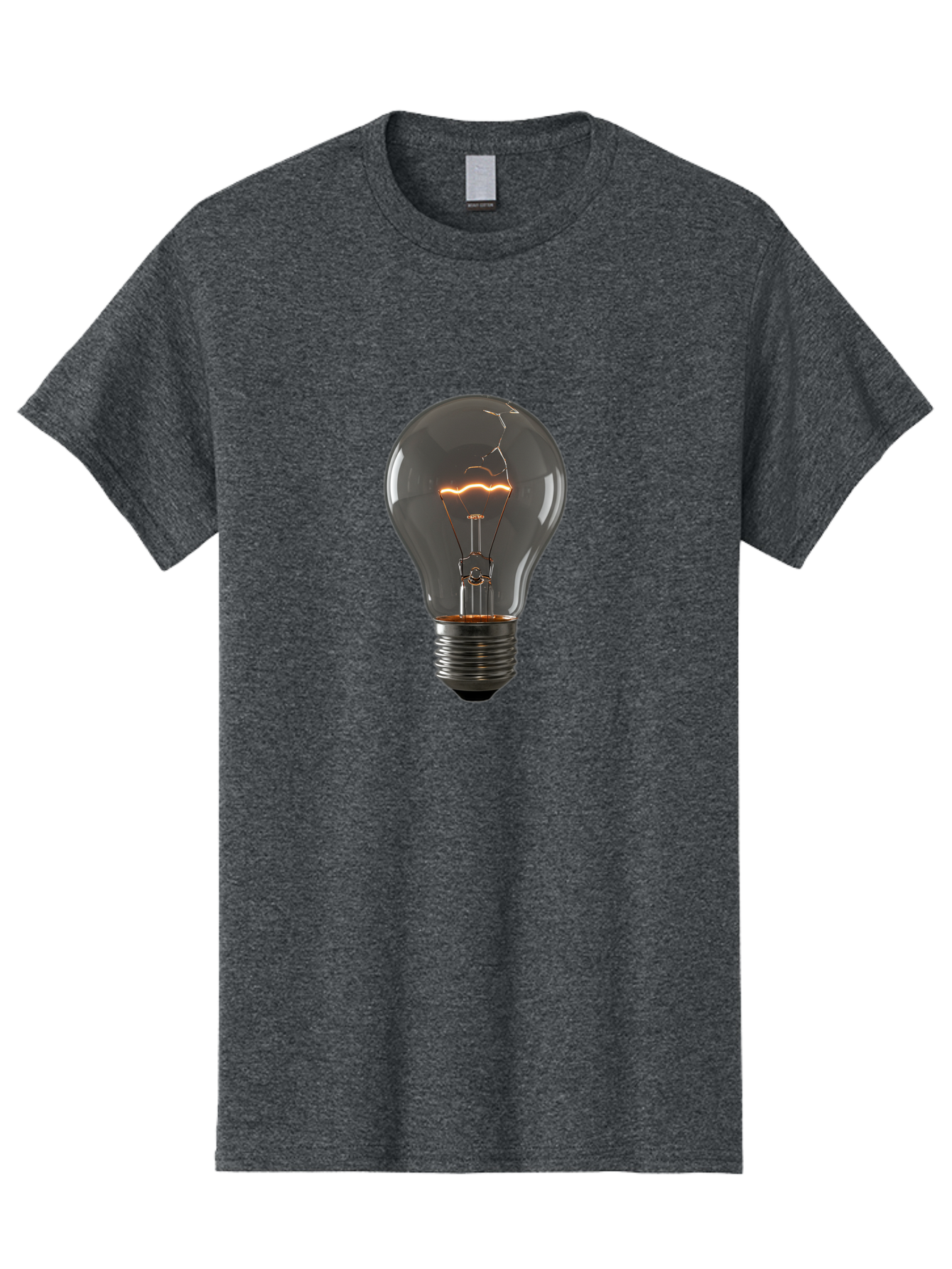 Edison-Bulb Men'S Graphic Tee, 100% Cotton, Comfortable Casual Summer Wear, Machine Washable, Vintage Camera, Old Camera, Antique Camera, Black Camera, Classic Photography, Photography Equipment, Nostalgic Device, Film Camera, Camera Art Baf801