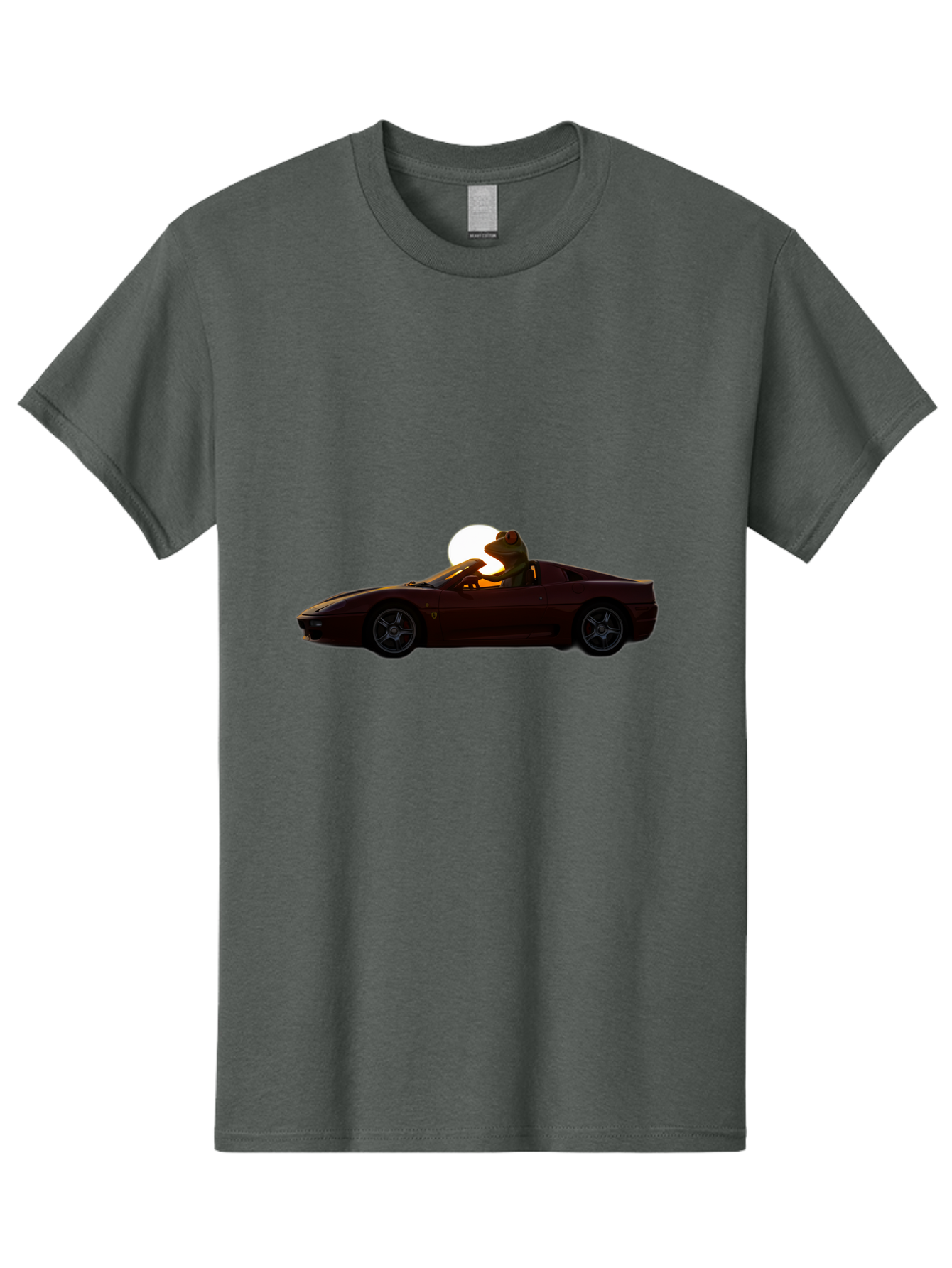 Ferrari-Convertible Men'S Graphic Tee, 100% Cotton, Comfortable Casual Summer Wear, Machine Washable, Vintage Camera, Old Camera, Antique Camera, Black Camera, Classic Photography, Photography Equipment, Nostalgic Device, Film Camera, Baf804