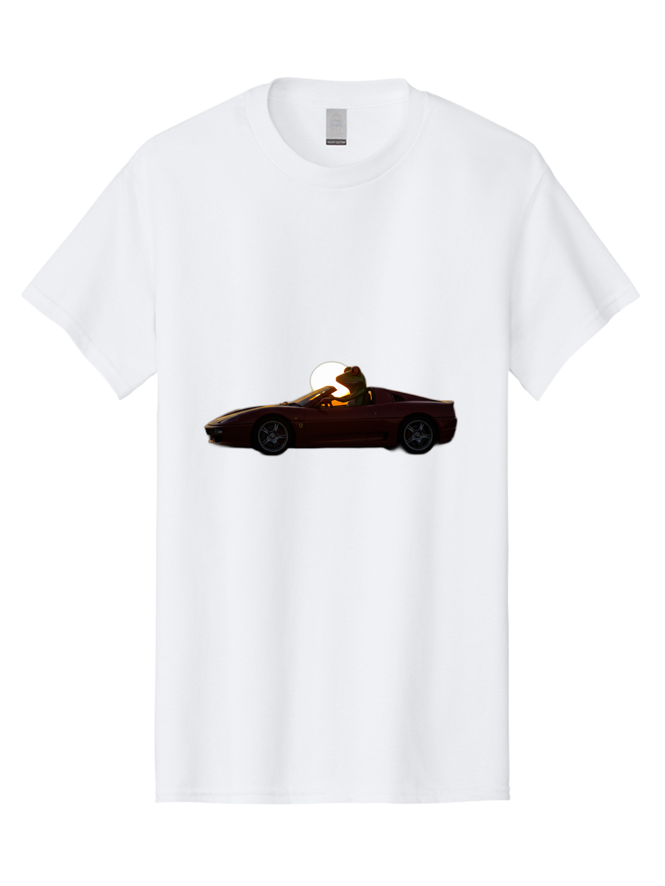 Ferrari-Convertible Men'S Graphic Tee, 100% Cotton, Comfortable Casual Summer Wear, Machine Washable, Vintage Camera, Old Camera, Antique Camera, Black Camera, Classic Photography, Photography Equipment, Nostalgic Device, Film Camera, Baf804