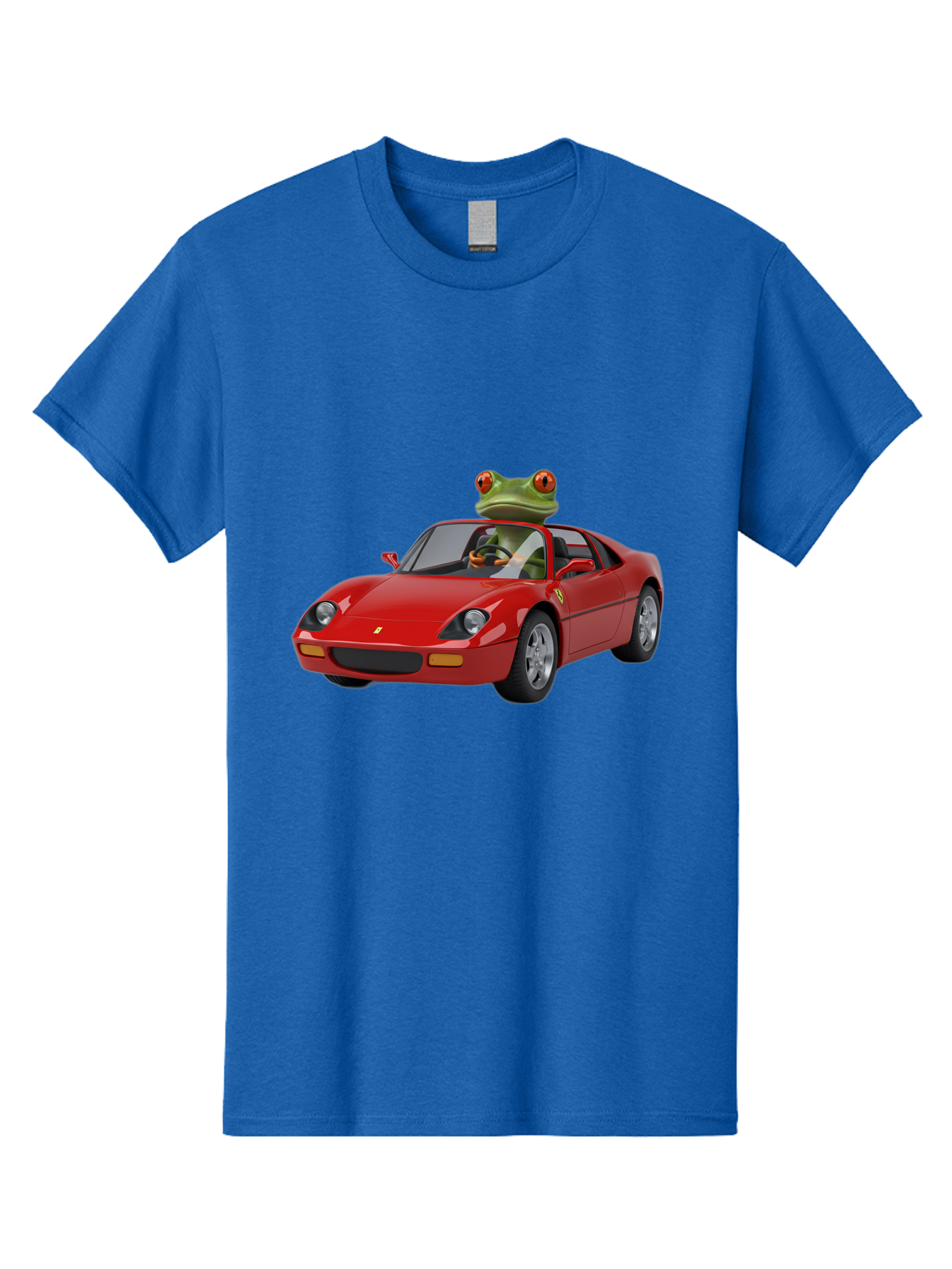 Ferrari-With-Frog Men'S Graphic Tee, 100% Cotton, Comfortable Casual Summer Wear, Machine Washable, Vintage Camera, Old Camera, Antique Camera, Black Camera, Classic Photography, Photography Equipment, Nostalgic Device, Film Camera, Camera Art Baf807