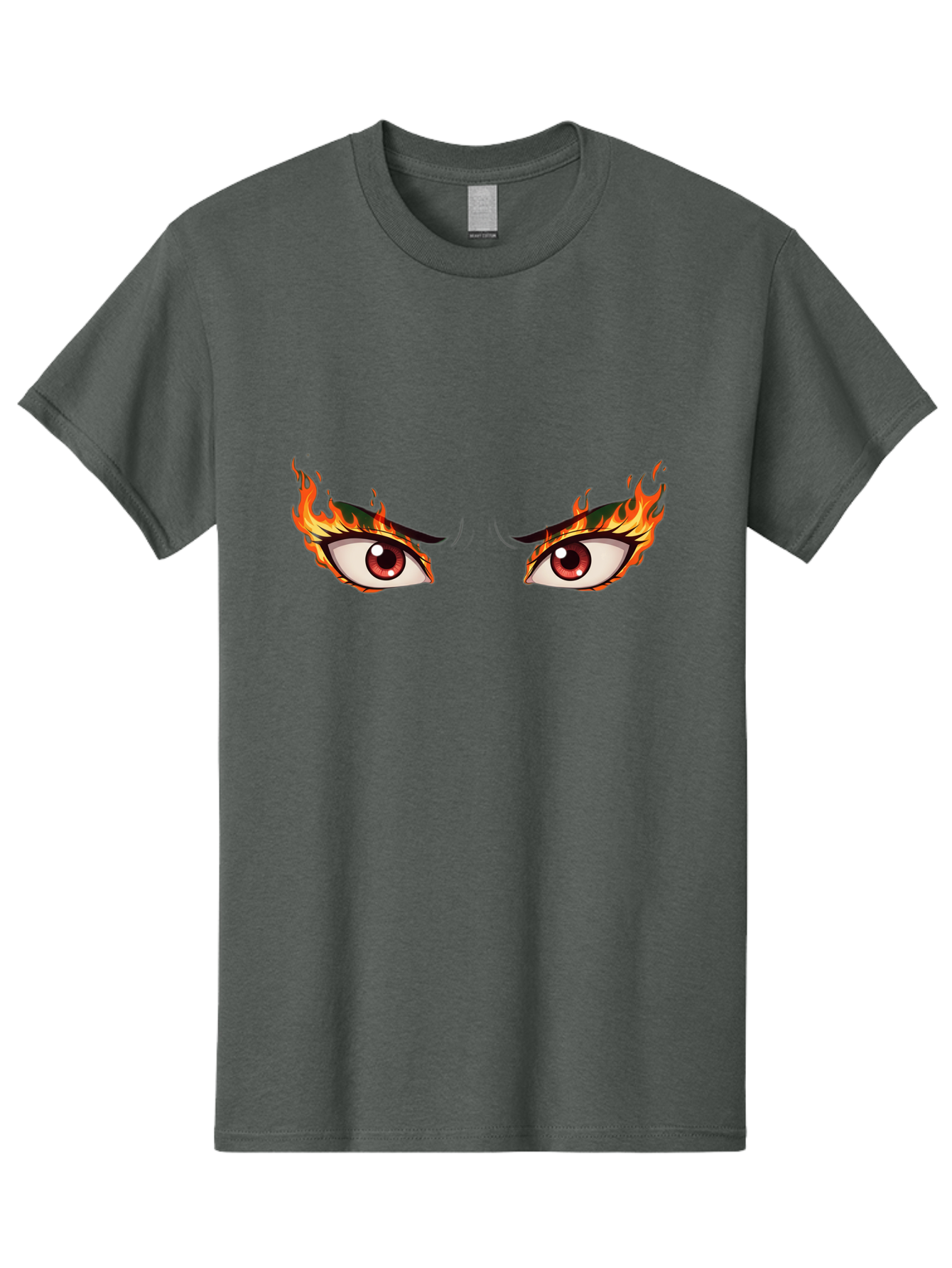 Fiery-Eyes-1 Men'S Graphic Tee, 100% Cotton, Comfortable Casual Summer Wear, Machine Washable, Vintage Camera, Old Camera, Antique Camera, Black Camera, Classic Photography, Photography Equipment, Nostalgic Device, Film Camera, Camera Art Baf808