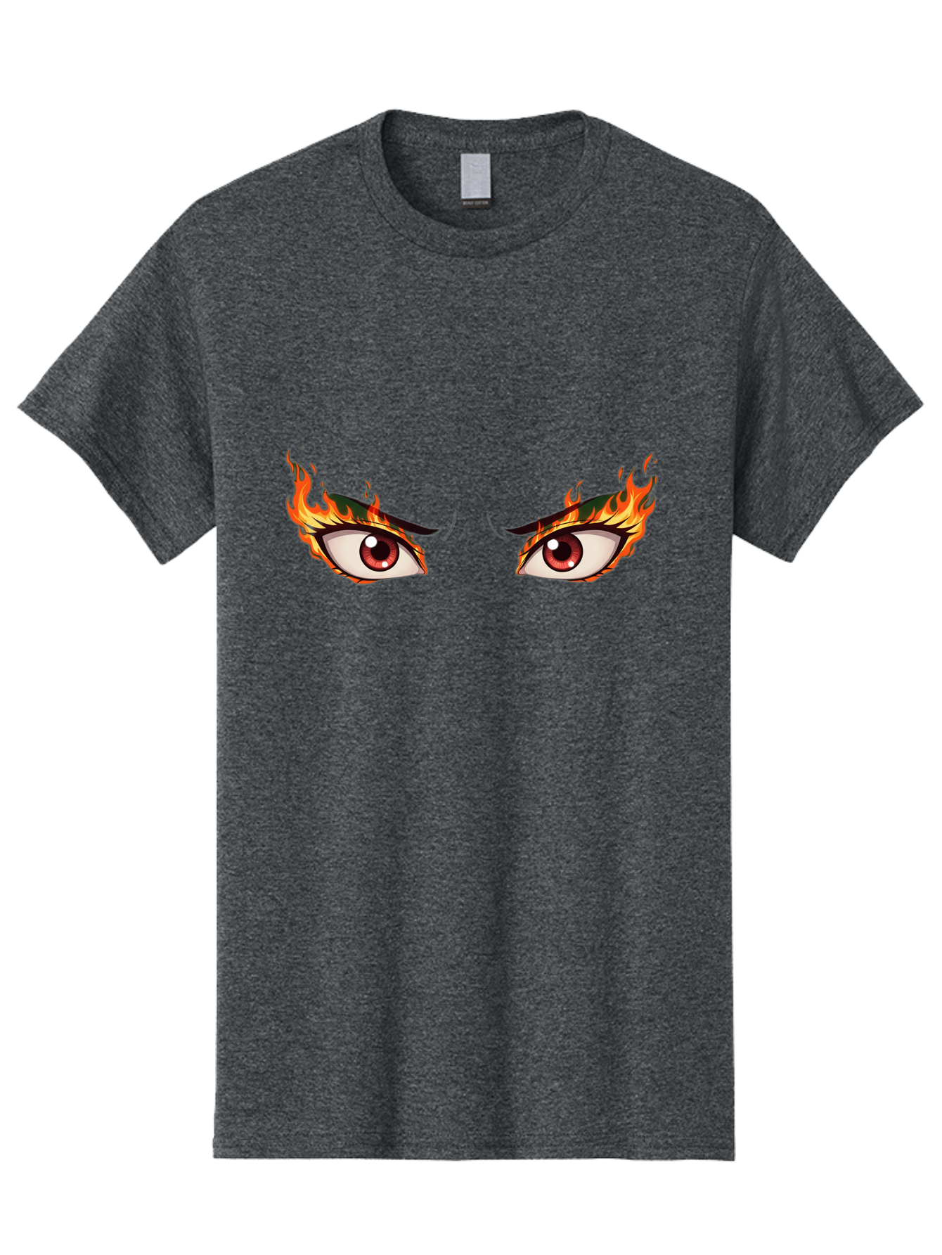 Fiery-Eyes-1 Men'S Graphic Tee, 100% Cotton, Comfortable Casual Summer Wear, Machine Washable, Vintage Camera, Old Camera, Antique Camera, Black Camera, Classic Photography, Photography Equipment, Nostalgic Device, Film Camera, Camera Art Baf808