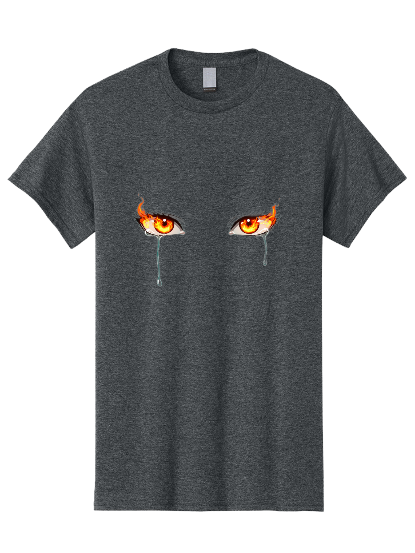 Fiery-Eyes-2 Men'S Graphic Tee, 100% Cotton, Comfortable Casual Summer Wear, Machine Washable, Vintage Camera, Old Camera, Antique Camera, Black Camera, Classic Photography, Photography Equipment, Nostalgic Device, Film Camera, Camera Art Baf809