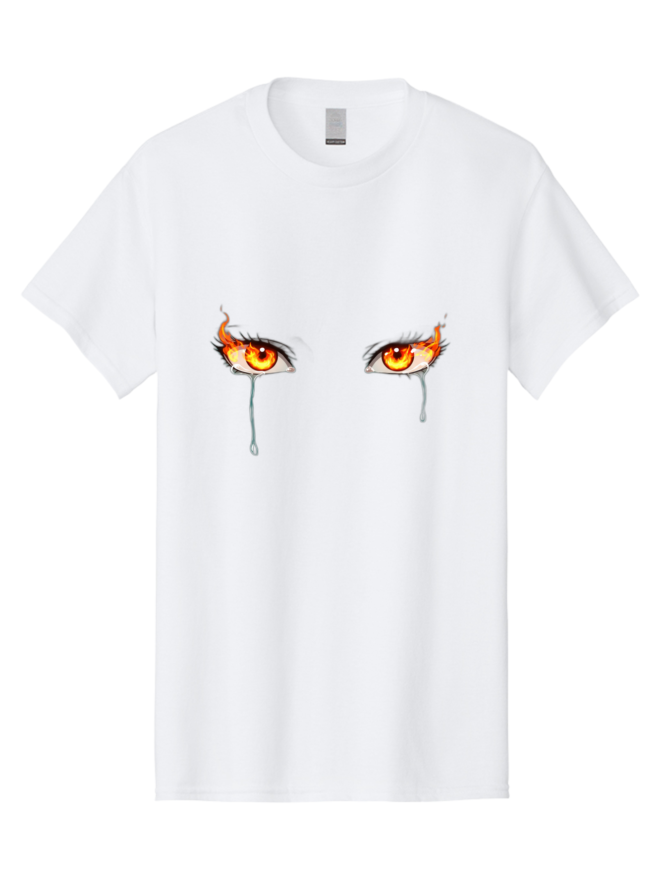 Fiery-Eyes-2 Men'S Graphic Tee, 100% Cotton, Comfortable Casual Summer Wear, Machine Washable, Vintage Camera, Old Camera, Antique Camera, Black Camera, Classic Photography, Photography Equipment, Nostalgic Device, Film Camera, Camera Art Baf809