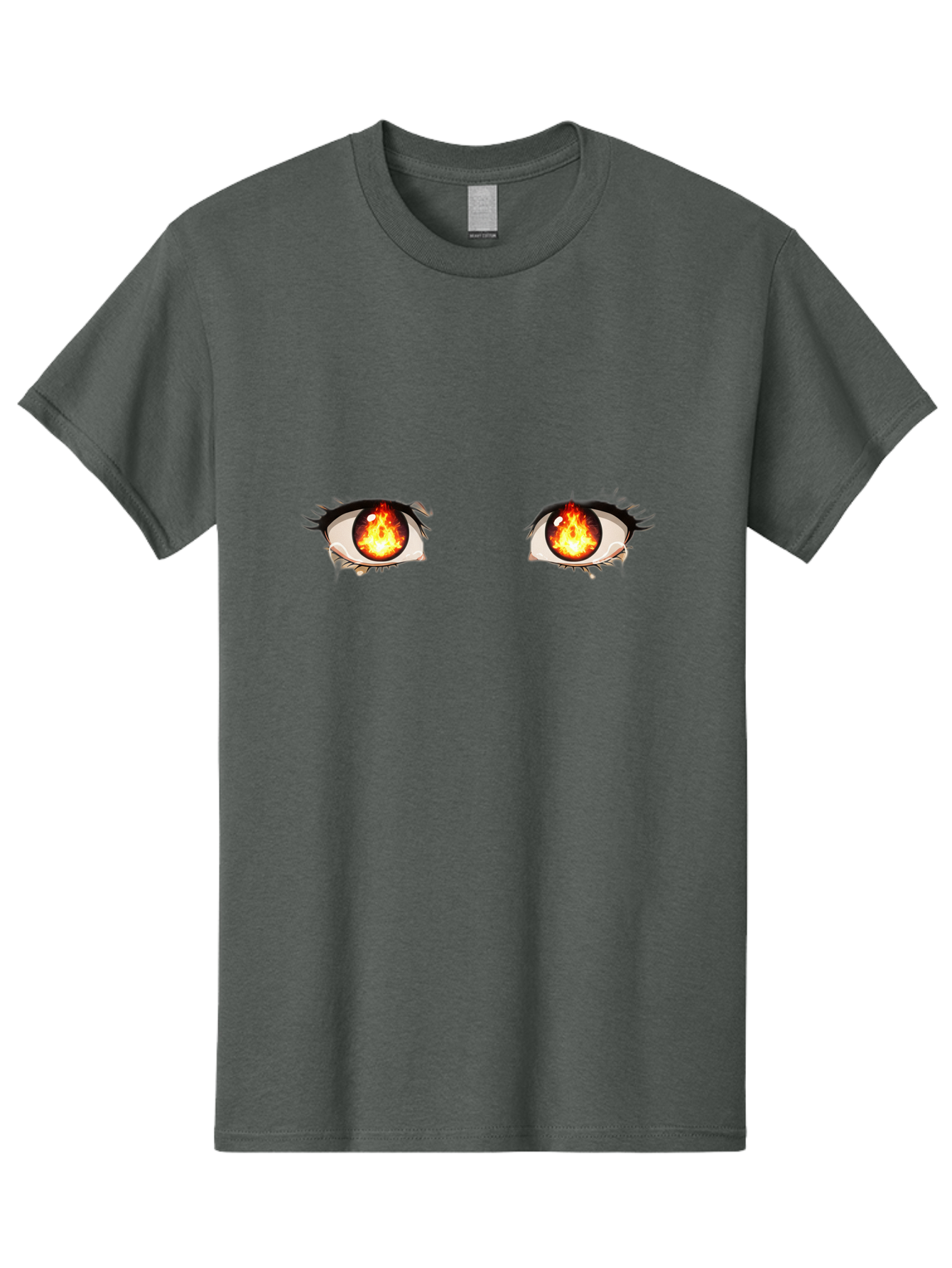 Fiery-Eyes-3 Men'S Graphic Tee, 100% Cotton, Comfortable Casual Summer Wear, Machine Washable, Vintage Camera, Old Camera, Antique Camera, Black Camera, Classic Photography, Photography Equipment, Nostalgic Device, Film Camera, Camera Art Baf810