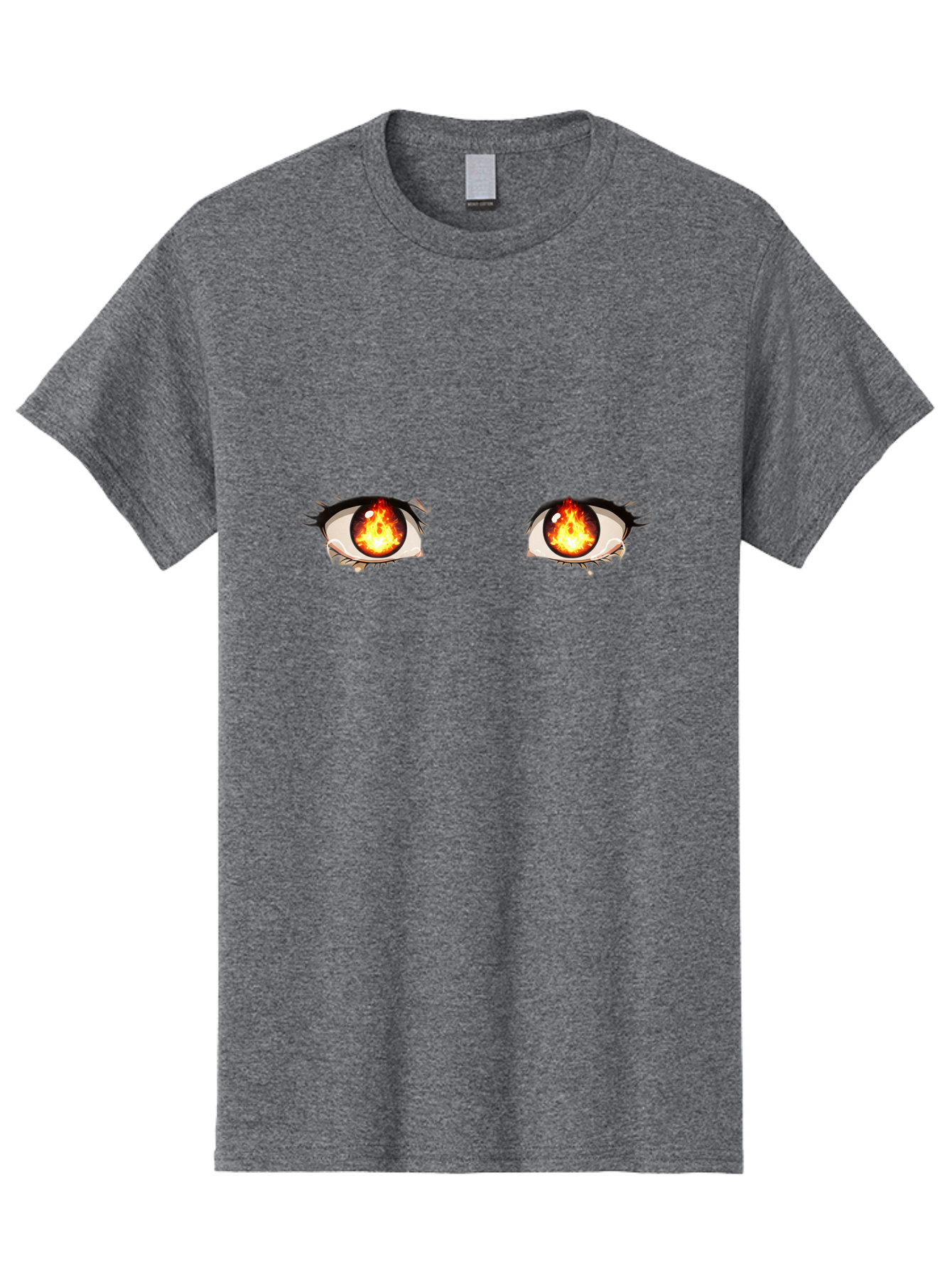 Fiery-Eyes-3 Men'S Graphic Tee, 100% Cotton, Comfortable Casual Summer Wear, Machine Washable, Vintage Camera, Old Camera, Antique Camera, Black Camera, Classic Photography, Photography Equipment, Nostalgic Device, Film Camera, Camera Art Baf810
