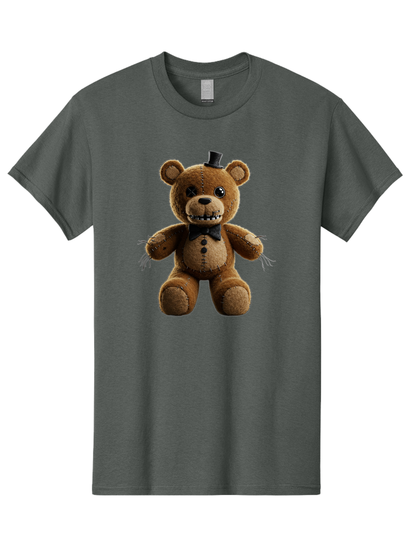 Five-Nights-At-Freddy-S-Teddy-Bear-1 Men'S Graphic Tee, 100% Cotton, Comfortable Casual Summer Wear, Machine Washable, Vintage Camera, Old Camera, Antique Camera, Black Camera, Classic Photography, Photography Equipment, Nostalgic Device, Baf812
