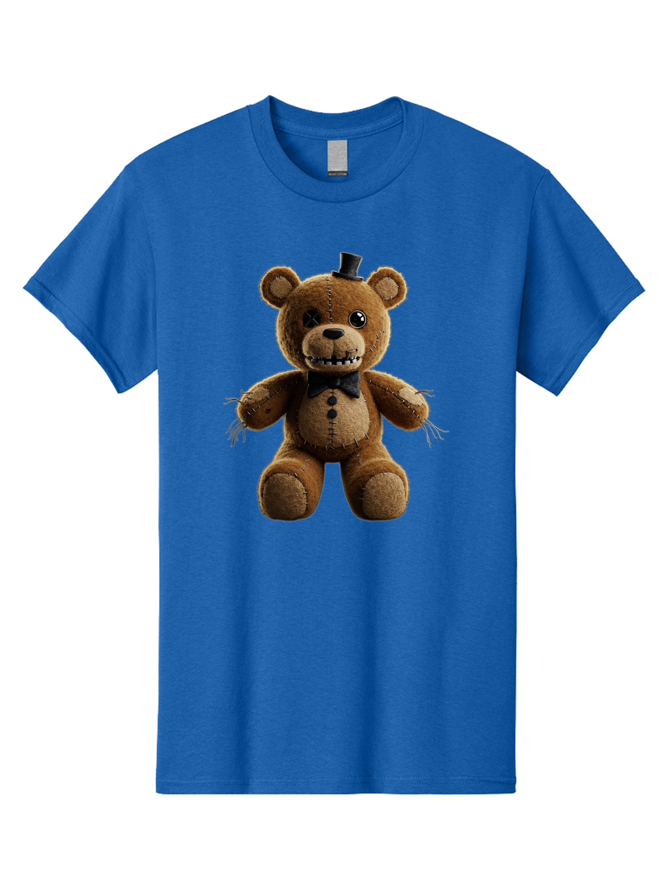 Five-Nights-At-Freddy-S-Teddy-Bear-1 Men'S Graphic Tee, 100% Cotton, Comfortable Casual Summer Wear, Machine Washable, Vintage Camera, Old Camera, Antique Camera, Black Camera, Classic Photography, Photography Equipment, Nostalgic Device, Baf812