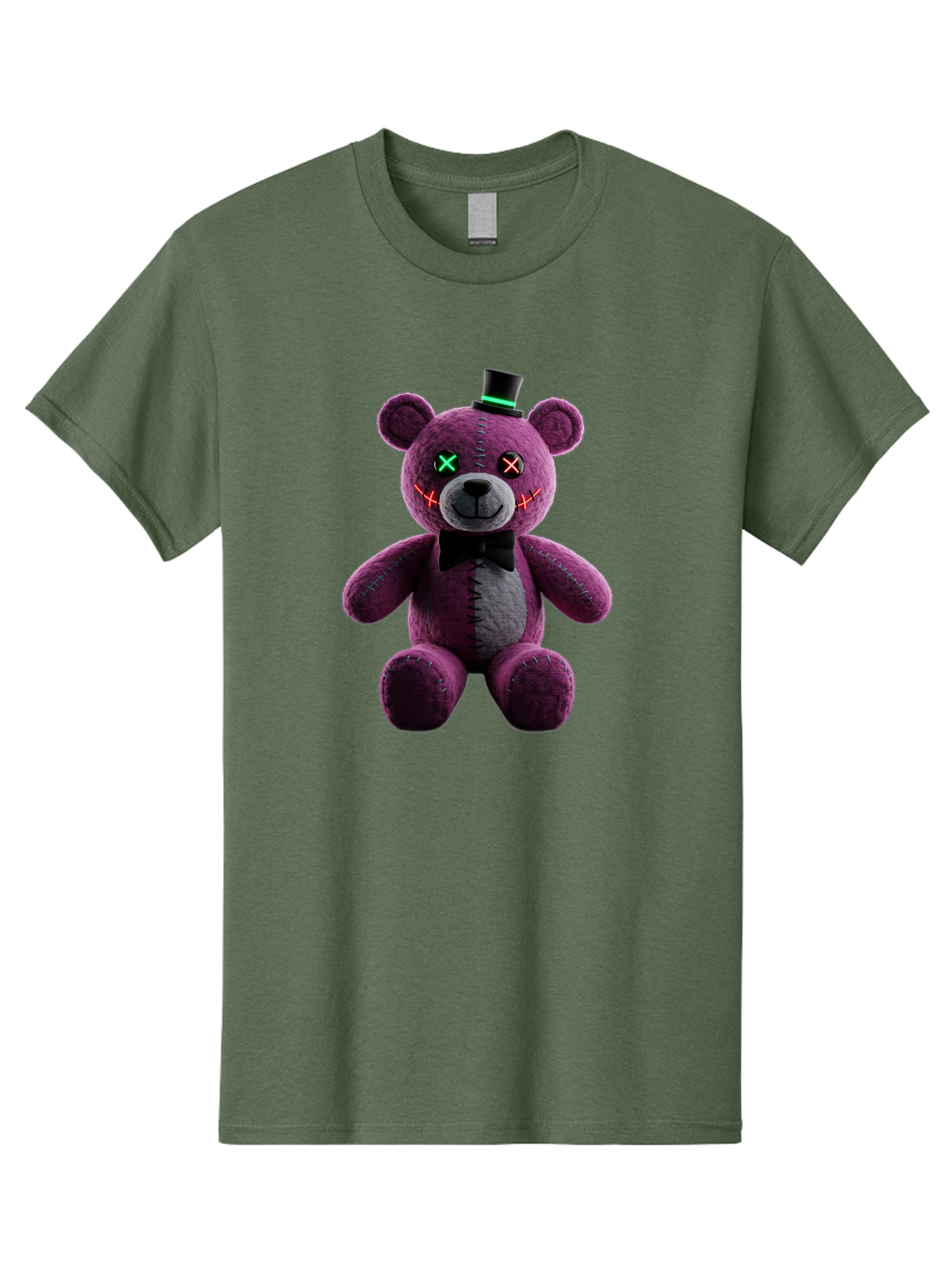 Five-Nights-At-Freddy-S-Teddy-Bear Men'S Graphic Tee, 100% Cotton, Comfortable Casual Summer Wear, Machine Washable, Vintage Camera, Old Camera, Antique Camera, Black Camera, Classic Photography, Photography Equipment, Nostalgic Device, Baf813