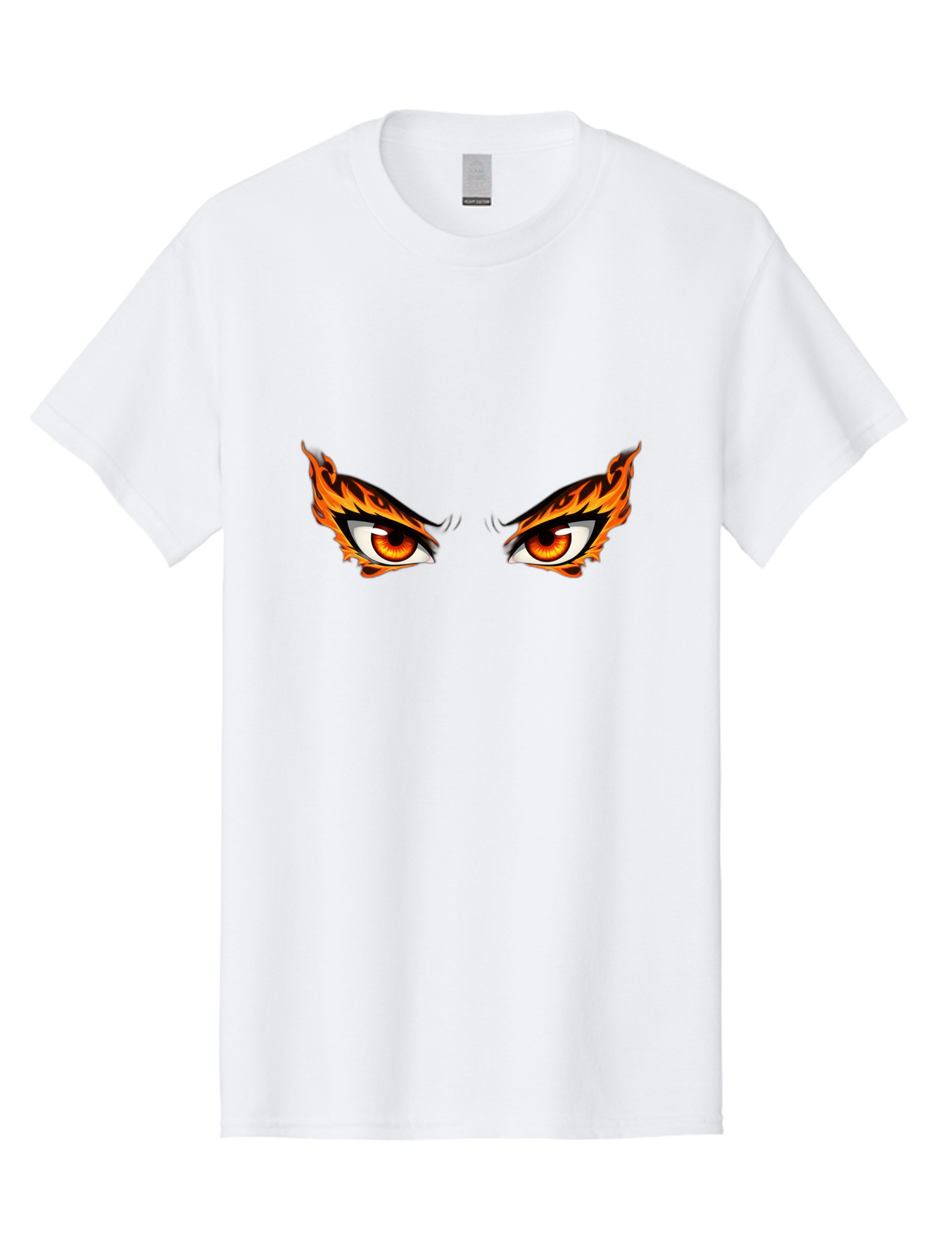 Flaming-Eyes-1 Men'S Graphic Tee, 100% Cotton, Comfortable Casual Summer Wear, Machine Washable, Vintage Camera, Old Camera, Antique Camera, Black Camera, Classic Photography, Photography Equipment, Nostalgic Device, Film Camera, Camera Art Baf814