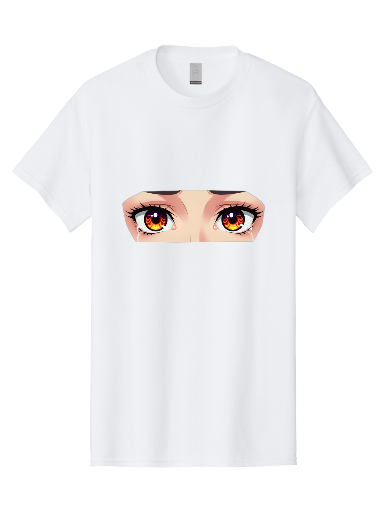 Flaming-Eyes-2 Men'S Graphic Tee, 100% Cotton, Comfortable Casual Summer Wear, Machine Washable, Vintage Camera, Old Camera, Antique Camera, Black Camera, Classic Photography, Photography Equipment, Nostalgic Device, Film Camera, Camera Art Baf815