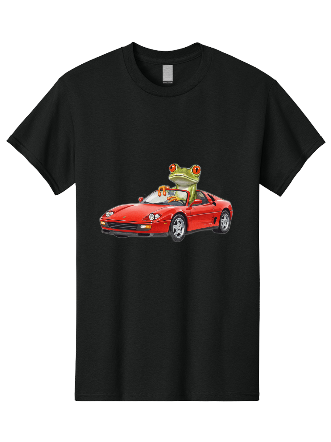 Frog-Driving-Ferrari Men'S Graphic Tee, 100% Cotton, Comfortable Casual Summer Wear, Machine Washable, Vintage Camera, Old Camera, Antique Camera, Black Camera, Classic Photography, Photography Equipment, Nostalgic Device, Film Camera, Baf821