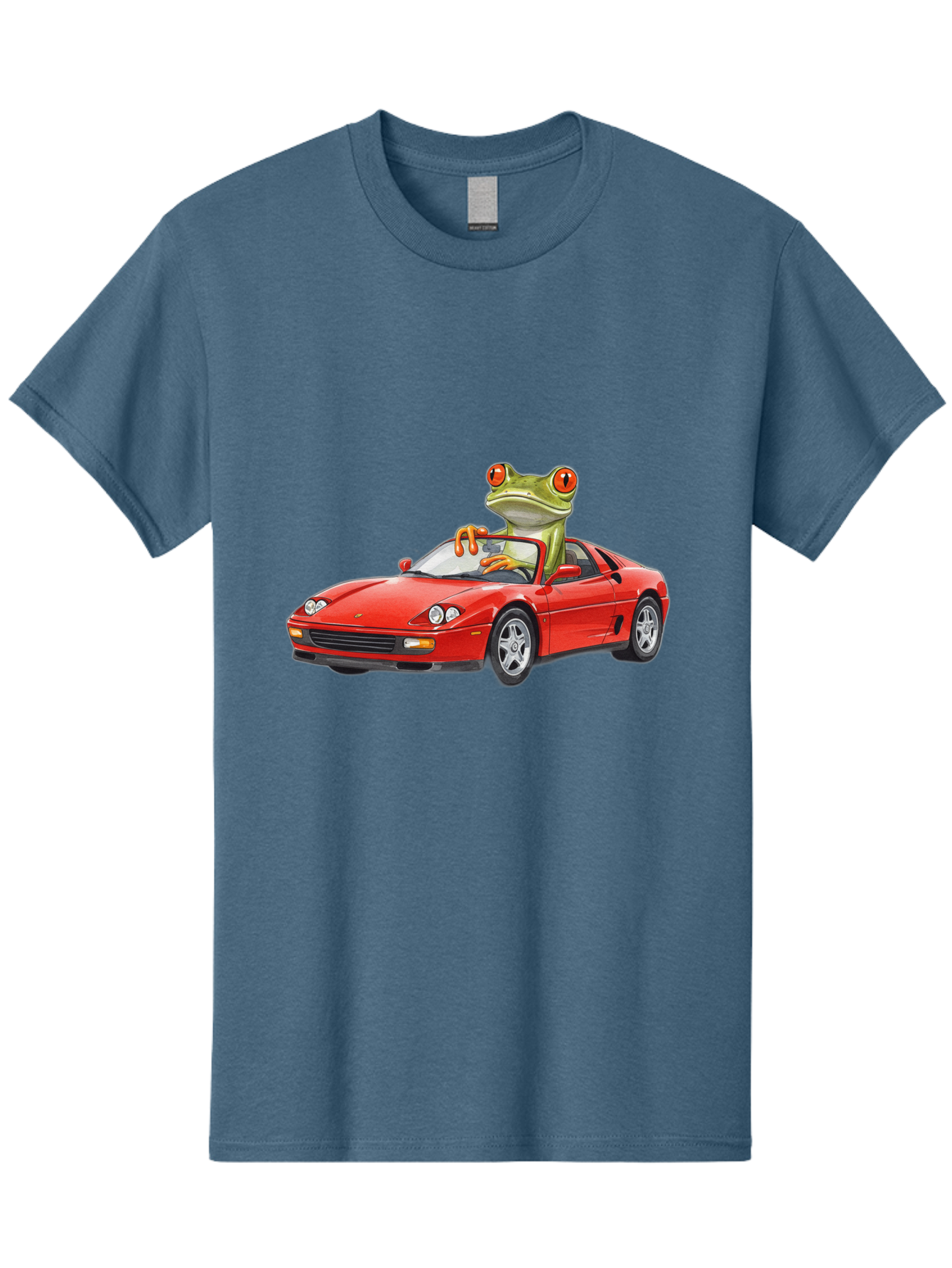 Frog-Driving-Ferrari Men'S Graphic Tee, 100% Cotton, Comfortable Casual Summer Wear, Machine Washable, Vintage Camera, Old Camera, Antique Camera, Black Camera, Classic Photography, Photography Equipment, Nostalgic Device, Film Camera, Baf821