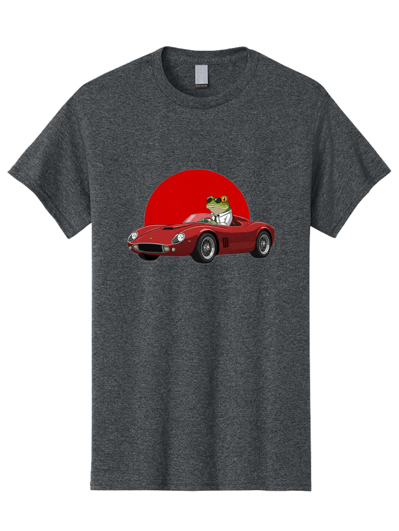 Frog-Driving-Red-Convertible Men'S Graphic Tee, 100% Cotton, Comfortable Casual Summer Wear, Machine Washable, Vintage Camera, Old Camera, Antique Camera, Black Camera, Classic Photography, Photography Equipment, Nostalgic Device, Film Camera, Baf822