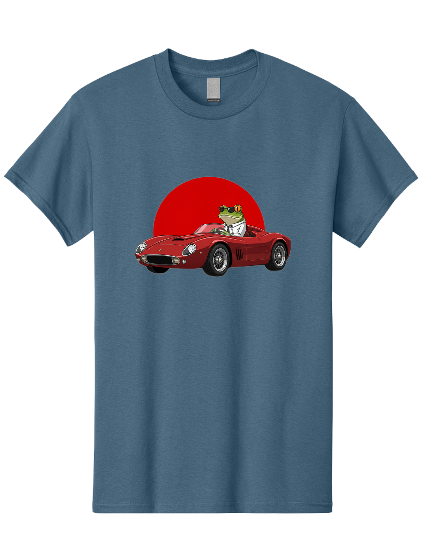 Frog-Driving-Red-Convertible Men'S Graphic Tee, 100% Cotton, Comfortable Casual Summer Wear, Machine Washable, Vintage Camera, Old Camera, Antique Camera, Black Camera, Classic Photography, Photography Equipment, Nostalgic Device, Film Camera, Baf822