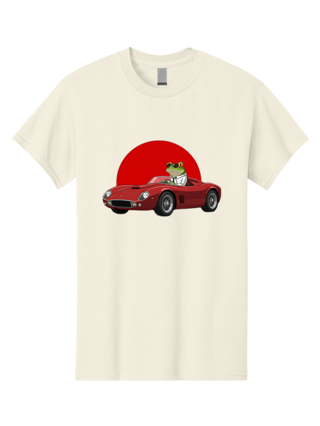 Frog-Driving-Red-Convertible Men'S Graphic Tee, 100% Cotton, Comfortable Casual Summer Wear, Machine Washable, Vintage Camera, Old Camera, Antique Camera, Black Camera, Classic Photography, Photography Equipment, Nostalgic Device, Film Camera, Baf822