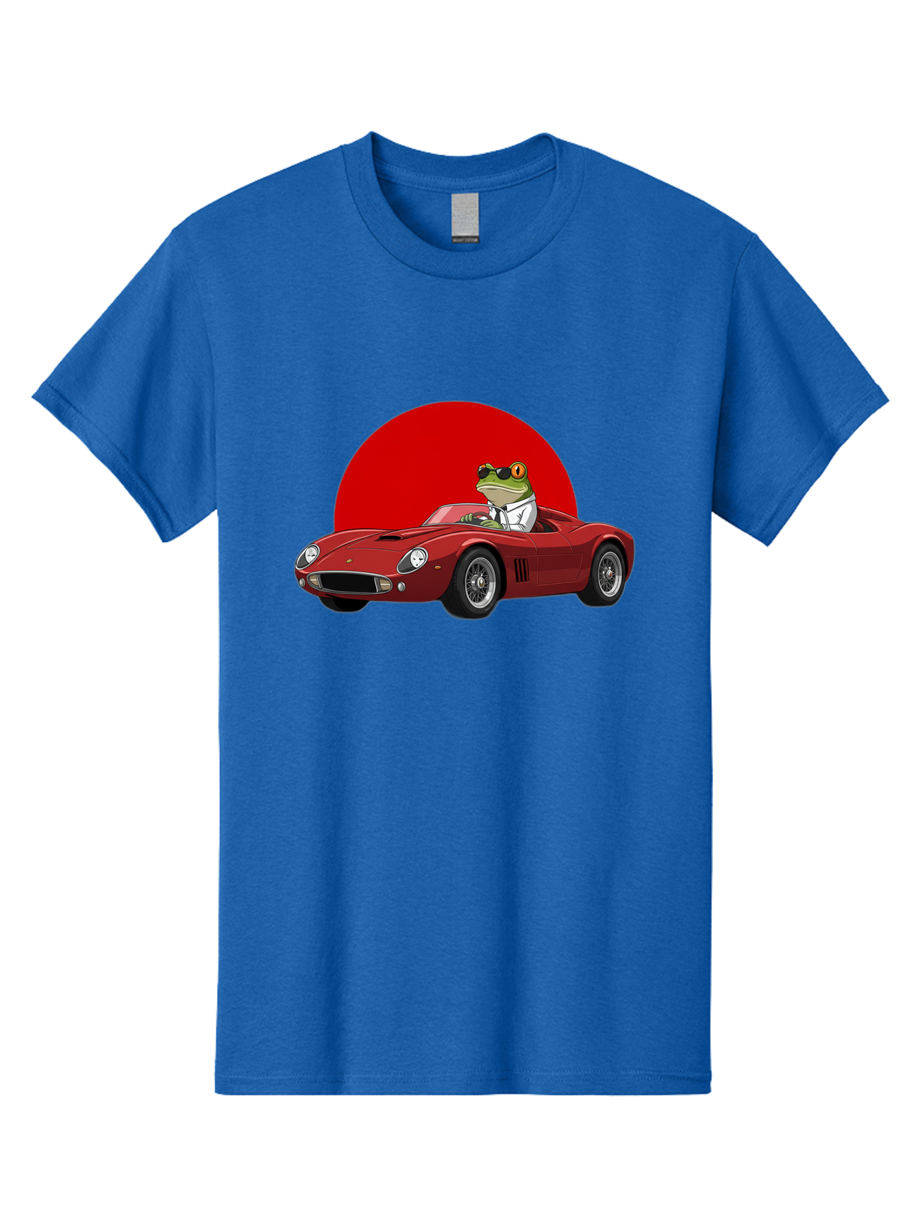 Frog-Driving-Red-Convertible Men'S Graphic Tee, 100% Cotton, Comfortable Casual Summer Wear, Machine Washable, Vintage Camera, Old Camera, Antique Camera, Black Camera, Classic Photography, Photography Equipment, Nostalgic Device, Film Camera, Baf822