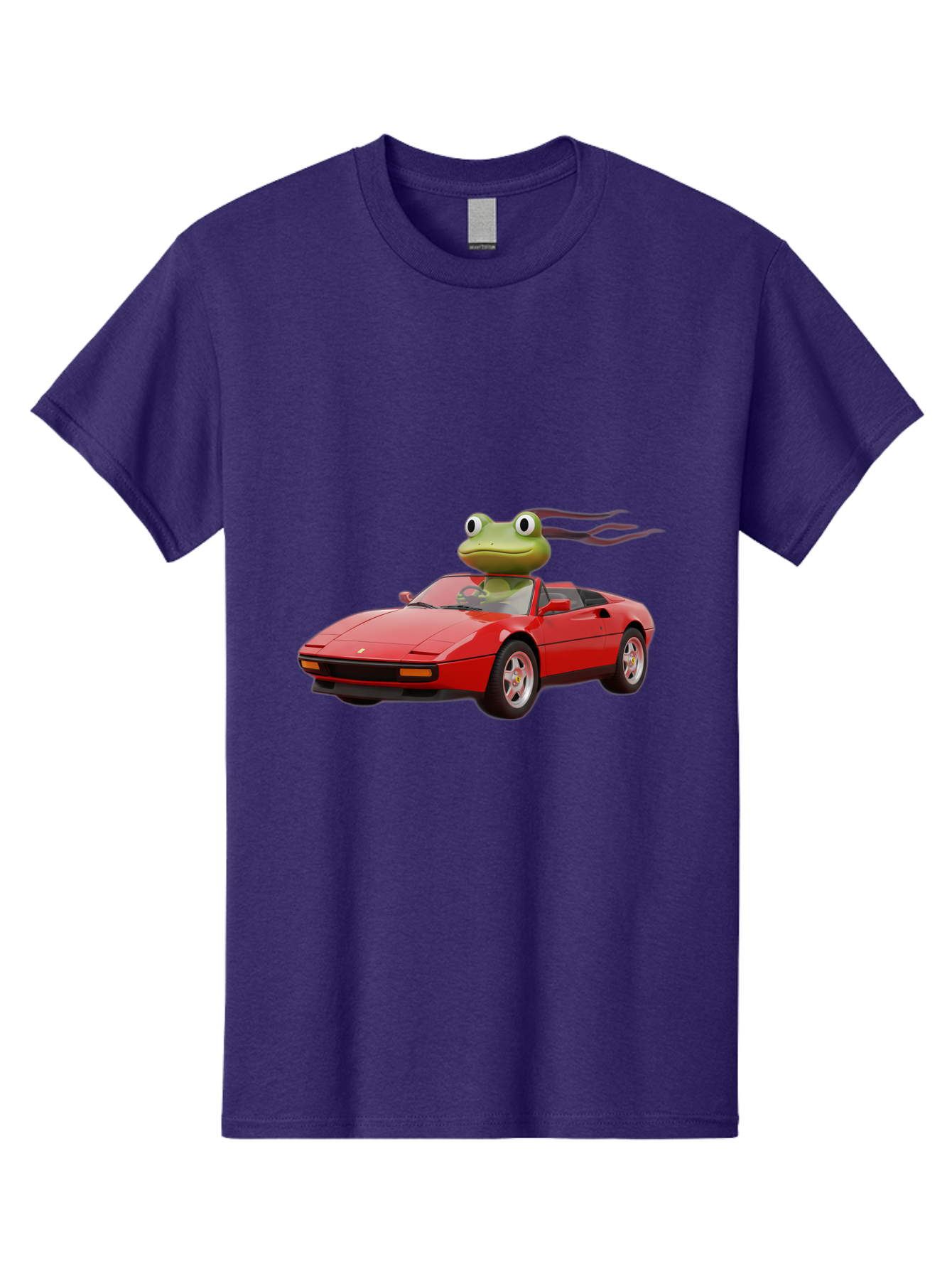 Frog-In-Ferrari-2 Men'S Graphic Tee, 100% Cotton, Comfortable Casual Summer Wear, Machine Washable, Vintage Camera, Old Camera, Antique Camera, Black Camera, Classic Photography, Photography Equipment, Nostalgic Device, Film Camera, Camera Art Baf826