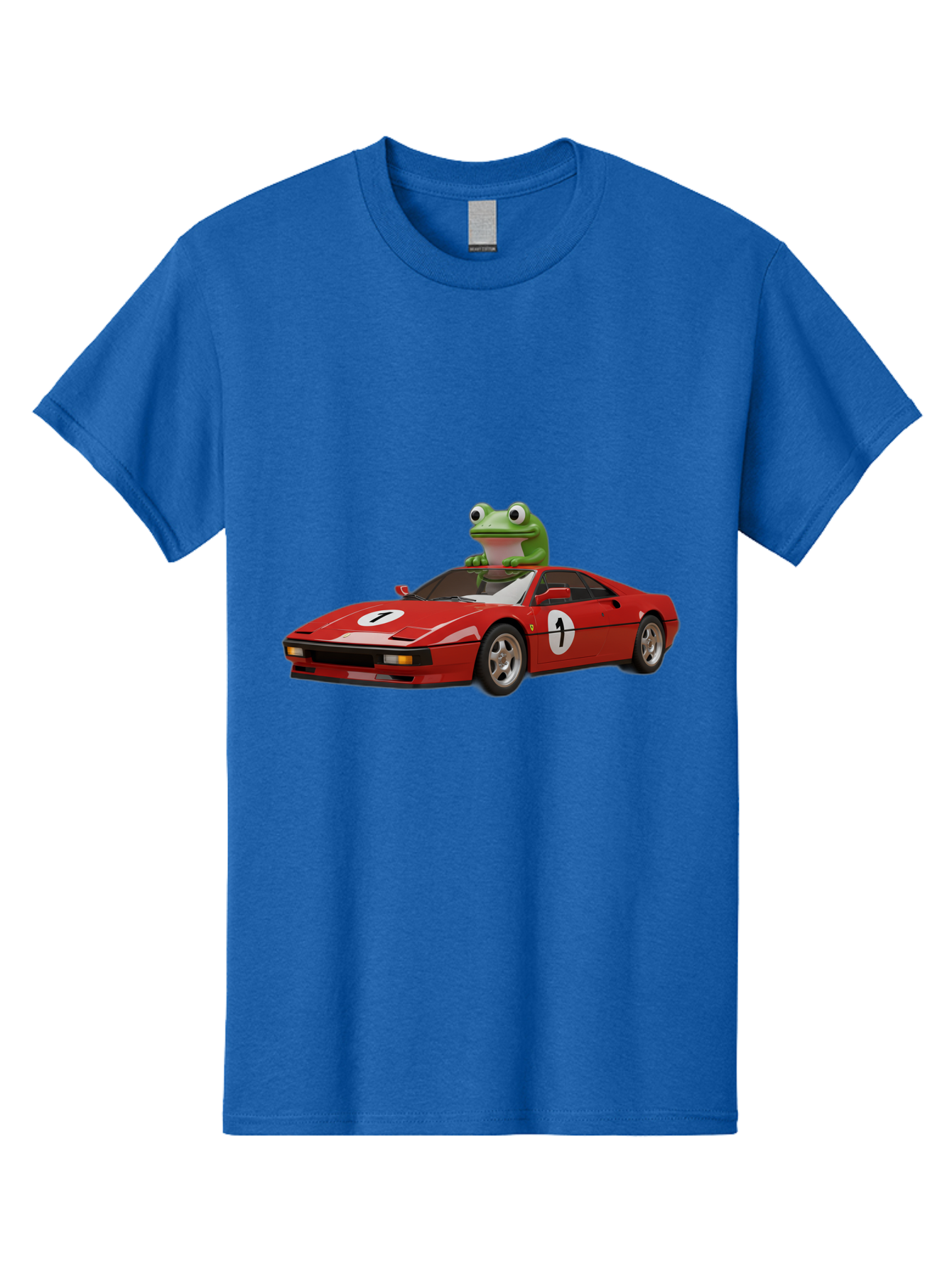 Frog-In-Ferrari-4 Men'S Graphic Tee, 100% Cotton, Comfortable Casual Summer Wear, Machine Washable, Vintage Camera, Old Camera, Antique Camera, Black Camera, Classic Photography, Photography Equipment, Nostalgic Device, Film Camera, Camera Art Baf828