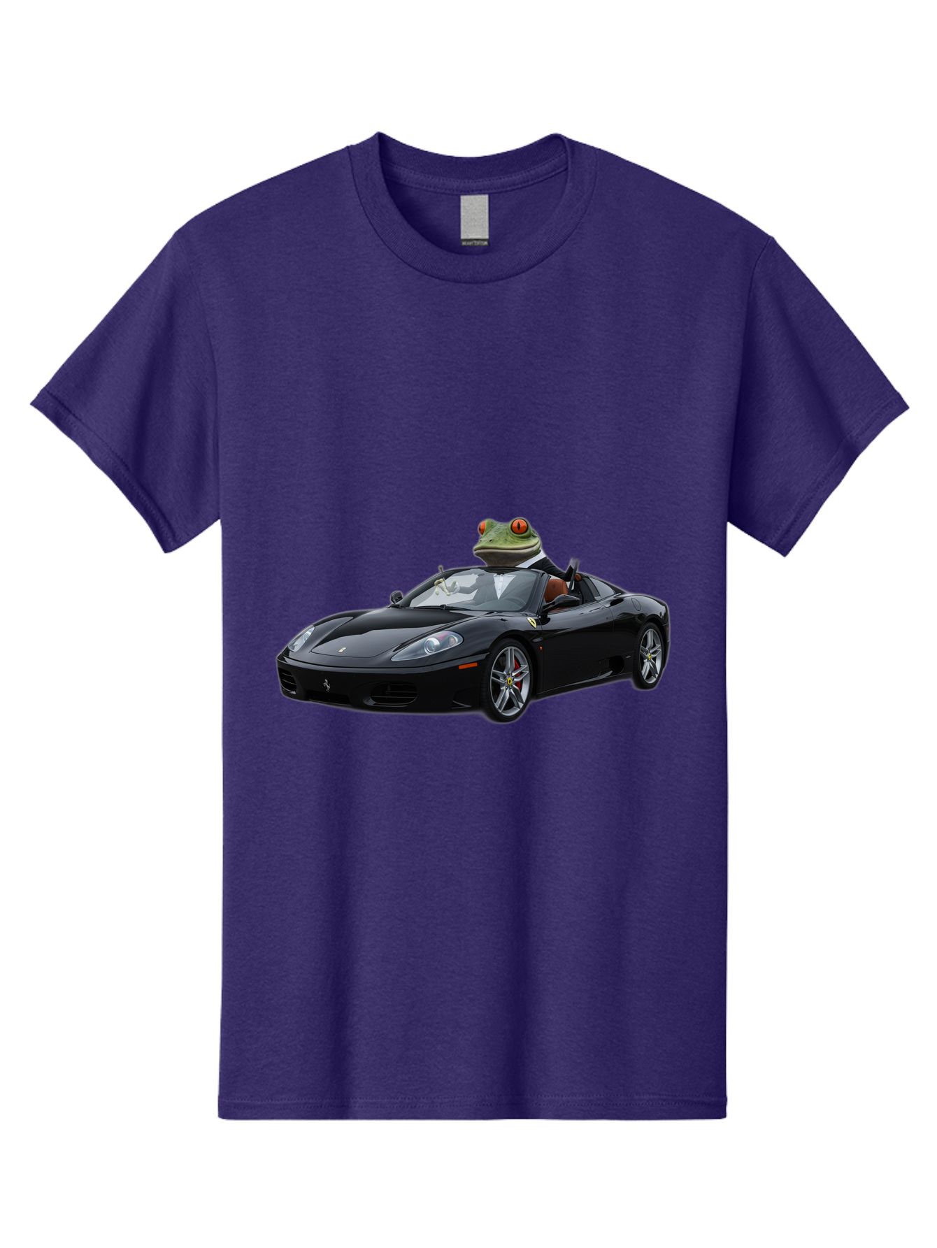 Frog-In-Ferrari-7 Men'S Graphic Tee, 100% Cotton, Comfortable Casual Summer Wear, Machine Washable, Vintage Camera, Old Camera, Antique Camera, Black Camera, Classic Photography, Photography Equipment, Nostalgic Device, Film Camera, Camera Art Baf831