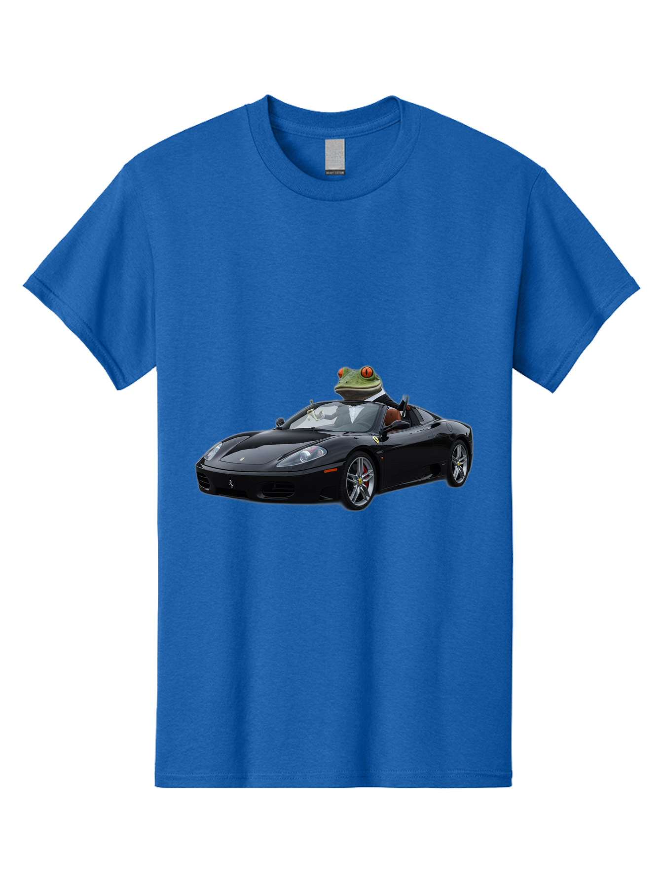 Frog-In-Ferrari-7 Men'S Graphic Tee, 100% Cotton, Comfortable Casual Summer Wear, Machine Washable, Vintage Camera, Old Camera, Antique Camera, Black Camera, Classic Photography, Photography Equipment, Nostalgic Device, Film Camera, Camera Art Baf831