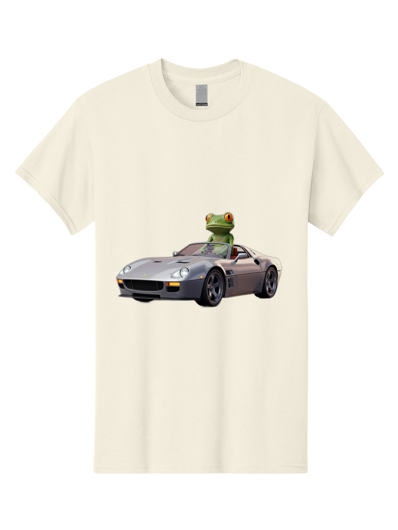 Frog-In-Ferrari-8 Men'S Graphic Tee, 100% Cotton, Comfortable Casual Summer Wear, Machine Washable, Vintage Camera, Old Camera, Antique Camera, Black Camera, Classic Photography, Photography Equipment, Nostalgic Device, Film Camera, Camera Art Baf832