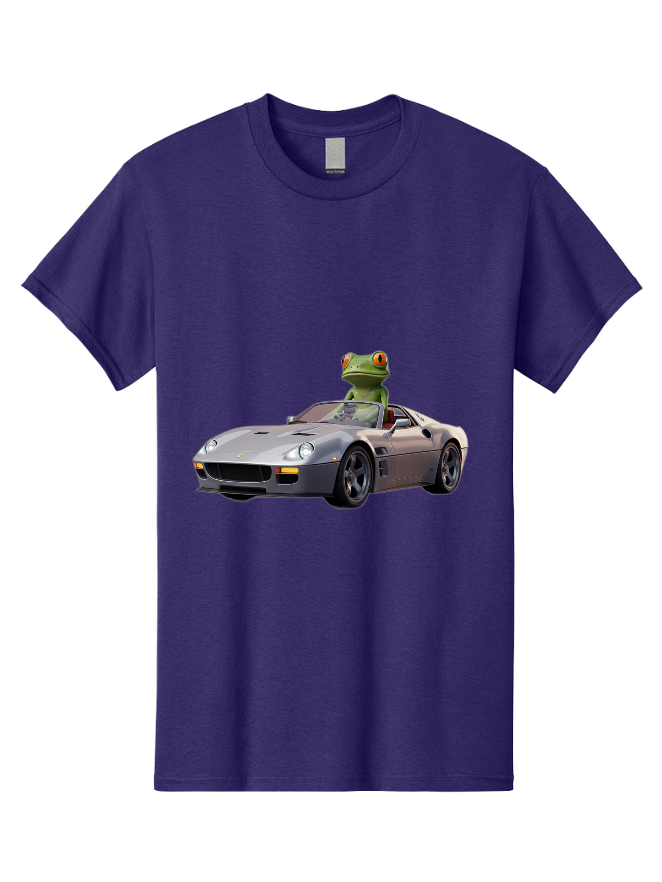 Frog-In-Ferrari-8 Men'S Graphic Tee, 100% Cotton, Comfortable Casual Summer Wear, Machine Washable, Vintage Camera, Old Camera, Antique Camera, Black Camera, Classic Photography, Photography Equipment, Nostalgic Device, Film Camera, Camera Art Baf832