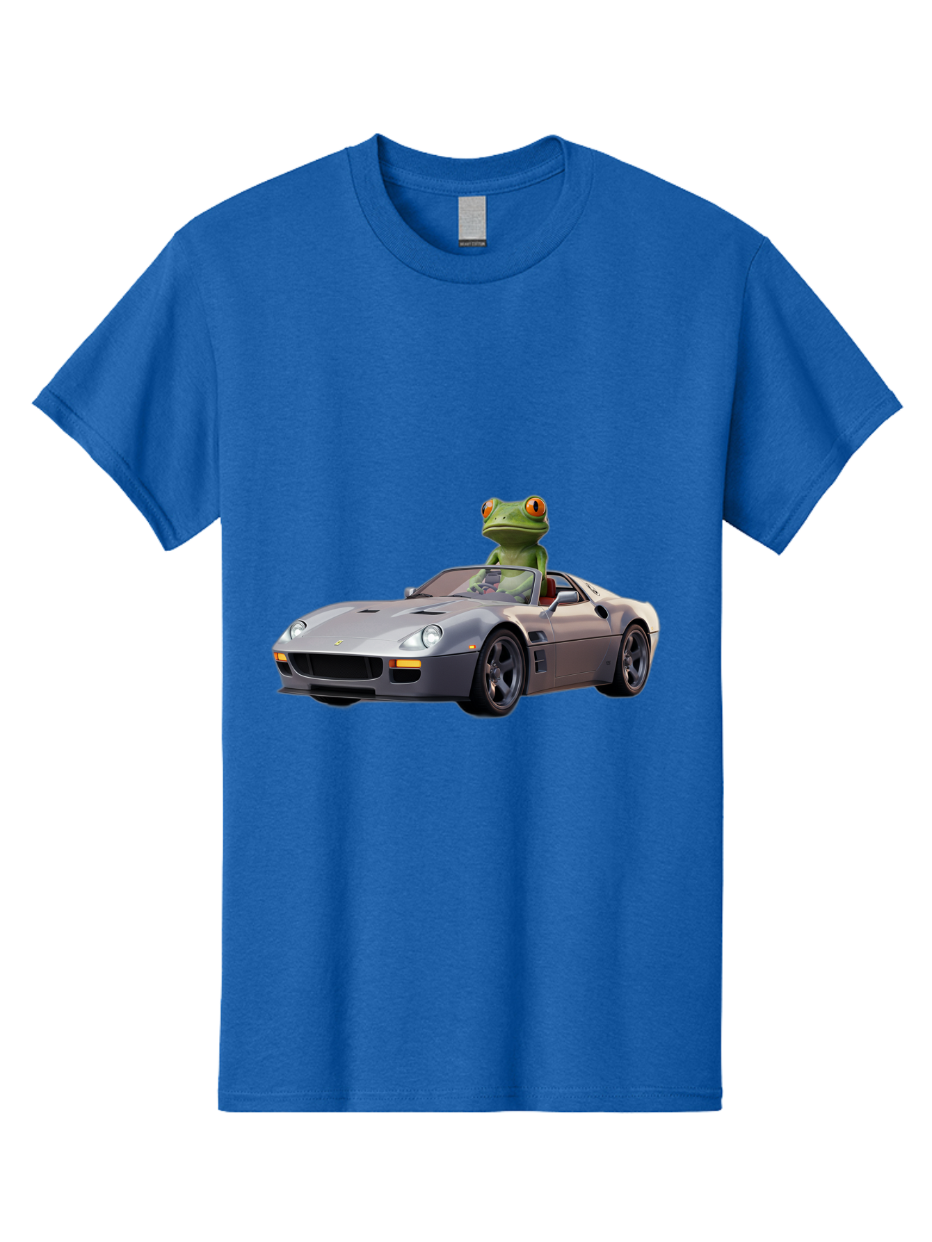 Frog-In-Ferrari-8 Men'S Graphic Tee, 100% Cotton, Comfortable Casual Summer Wear, Machine Washable, Vintage Camera, Old Camera, Antique Camera, Black Camera, Classic Photography, Photography Equipment, Nostalgic Device, Film Camera, Camera Art Baf832