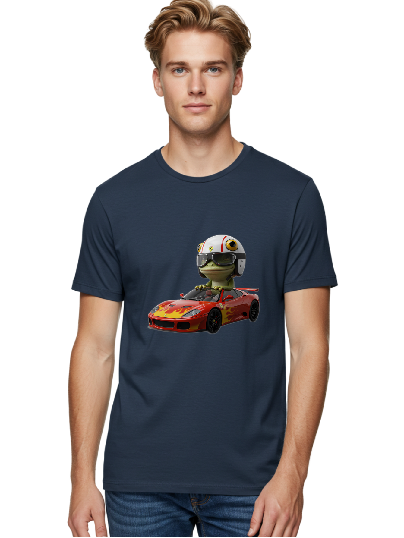 Frog-In-Ferrari Men'S Graphic Tee, 100% Cotton, Comfortable Casual Summer Wear, Machine Washable, Vintage Camera, Old Camera, Antique Camera, Black Camera, Classic Photography, Photography Equipment, Nostalgic Device, Film Camera, Camera Art Baf833