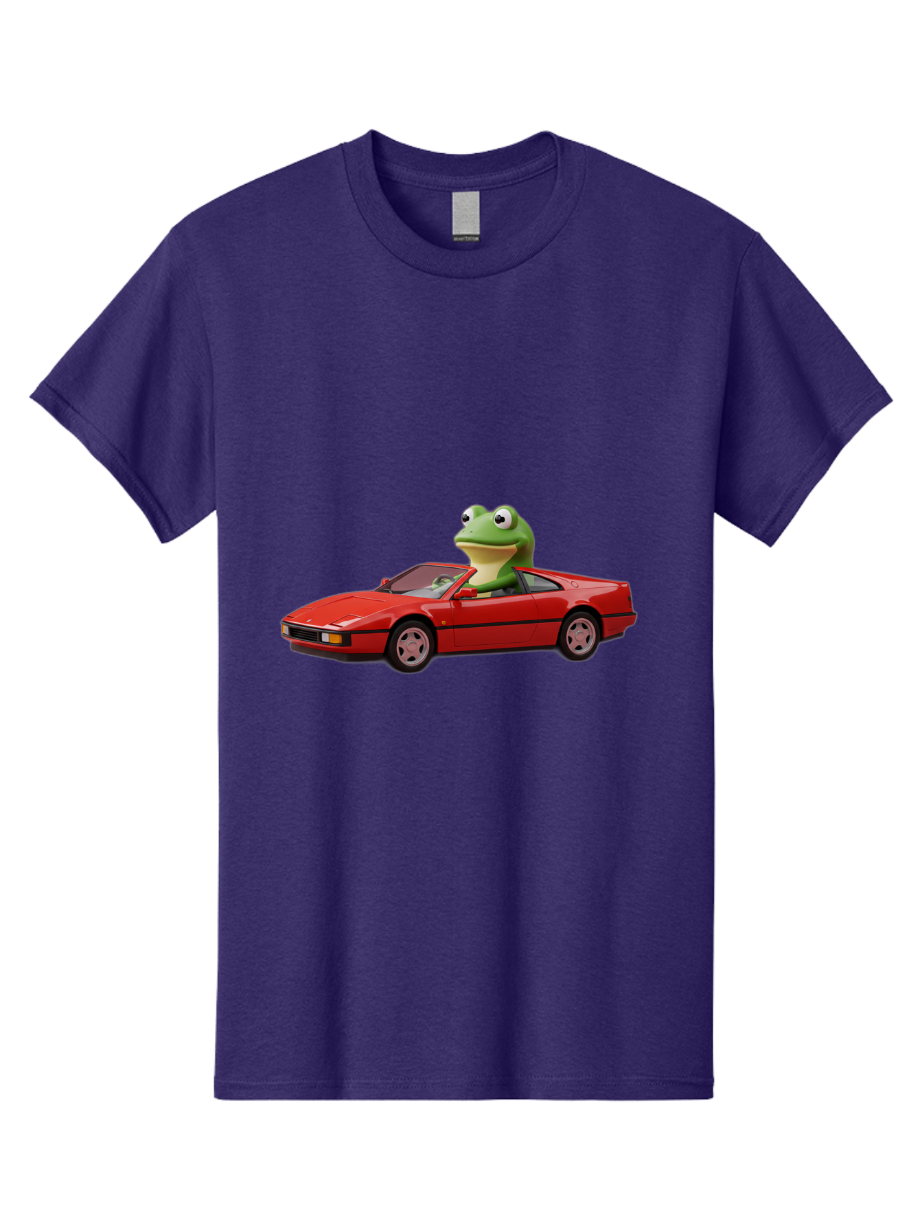 Frog-In-Red-Sports-Car-2 Men'S Graphic Tee, 100% Cotton, Comfortable Casual Summer Wear, Machine Washable, Vintage Camera, Old Camera, Antique Camera, Black Camera, Classic Photography, Photography Equipment, Nostalgic Device, Film Camera, Baf837