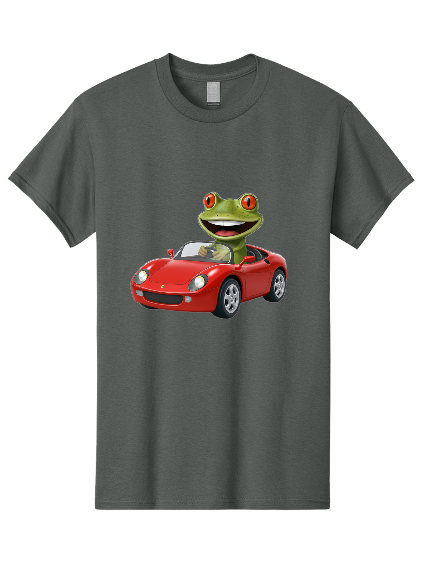 Frog-In-Red-Sports-Car Men'S Graphic Tee, 100% Cotton, Comfortable Casual Summer Wear, Machine Washable, Vintage Camera, Old Camera, Antique Camera, Black Camera, Classic Photography, Photography Equipment, Nostalgic Device, Film Camera, Baf838