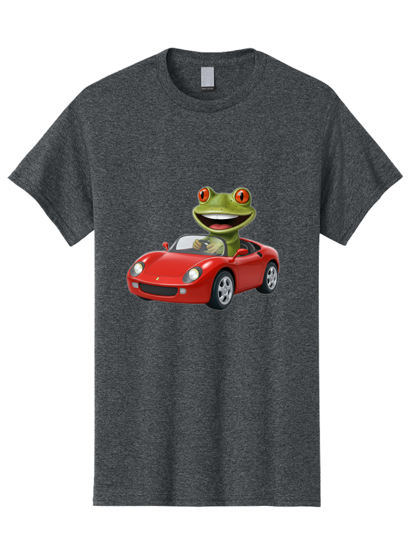 Frog-In-Red-Sports-Car Men'S Graphic Tee, 100% Cotton, Comfortable Casual Summer Wear, Machine Washable, Vintage Camera, Old Camera, Antique Camera, Black Camera, Classic Photography, Photography Equipment, Nostalgic Device, Film Camera, Baf838
