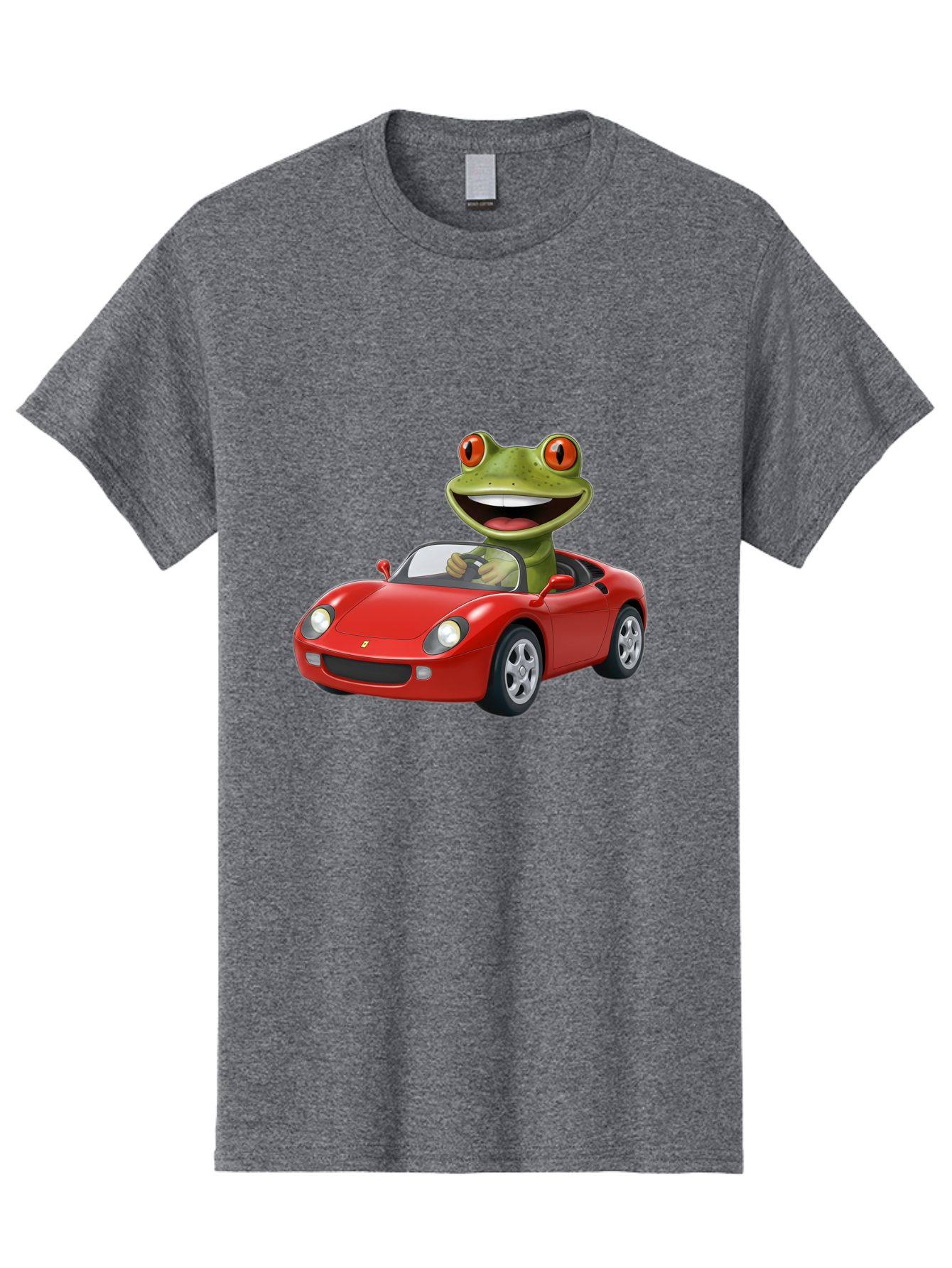 Frog-In-Red-Sports-Car Men'S Graphic Tee, 100% Cotton, Comfortable Casual Summer Wear, Machine Washable, Vintage Camera, Old Camera, Antique Camera, Black Camera, Classic Photography, Photography Equipment, Nostalgic Device, Film Camera, Baf838